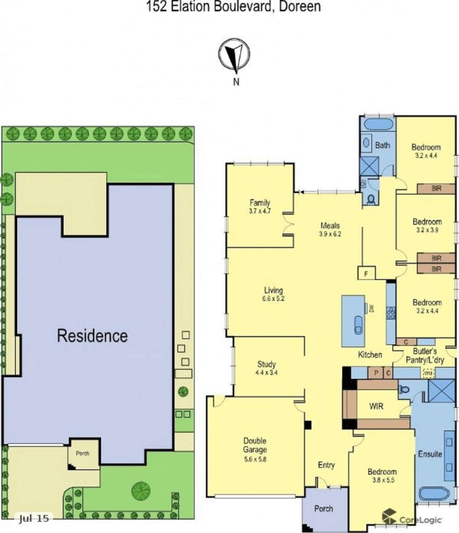 Floorplan of Homely house listing, 152 Elation Boulevard, Doreen VIC 3754