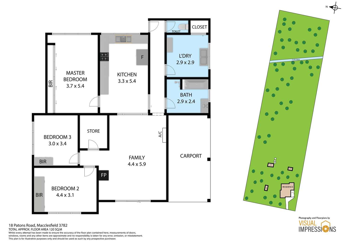 Floorplan of Homely house listing, 18 Patons Road, Macclesfield VIC 3782