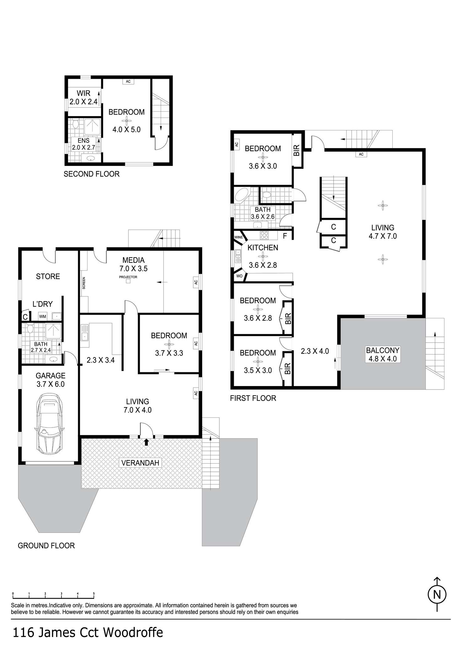 Floorplan of Homely house listing, 116 James Circuit, Woodroffe NT 830