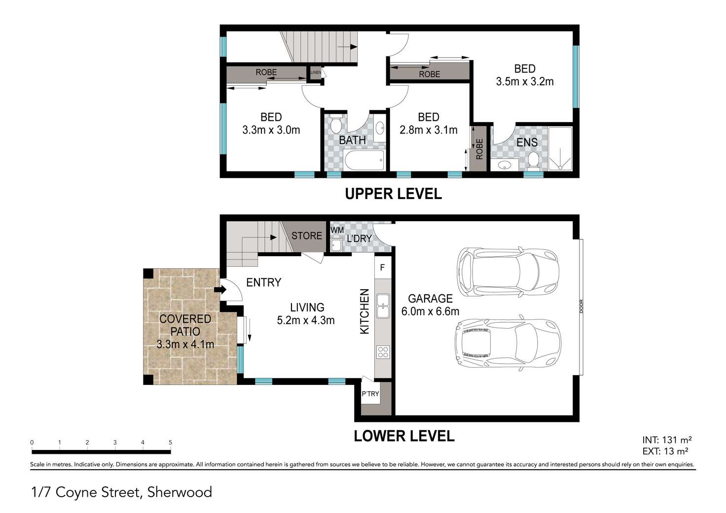 Floorplan of Homely townhouse listing, 1/7 Coyne Street, Sherwood QLD 4075