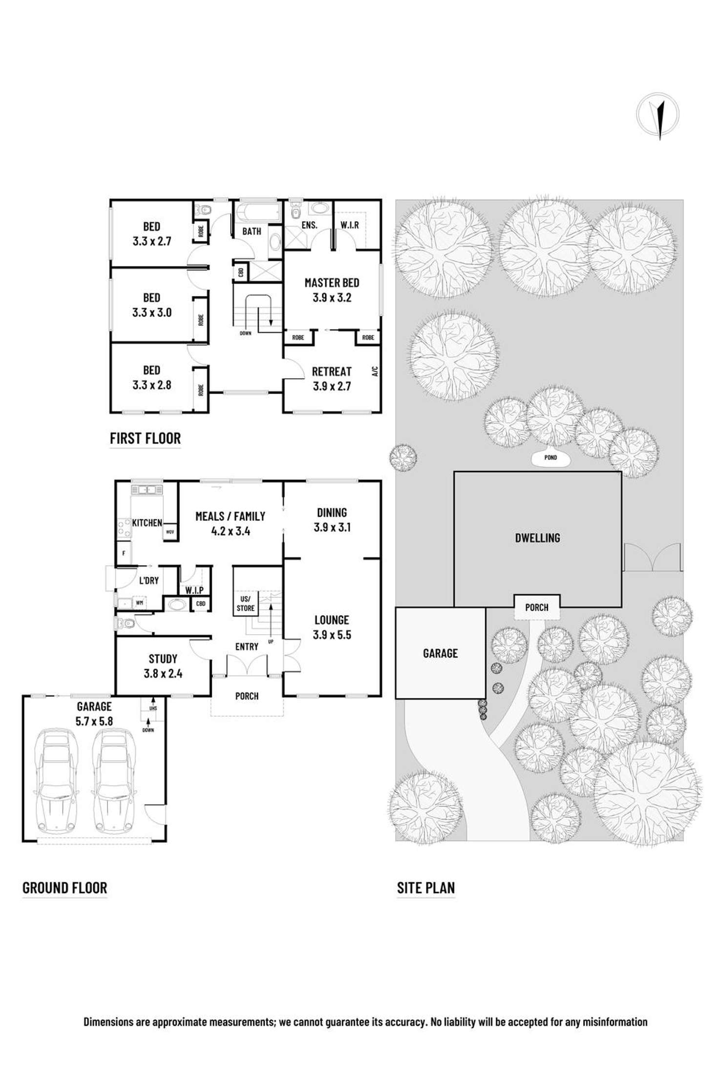 Floorplan of Homely house listing, 198 Manningham Road, Bulleen VIC 3105