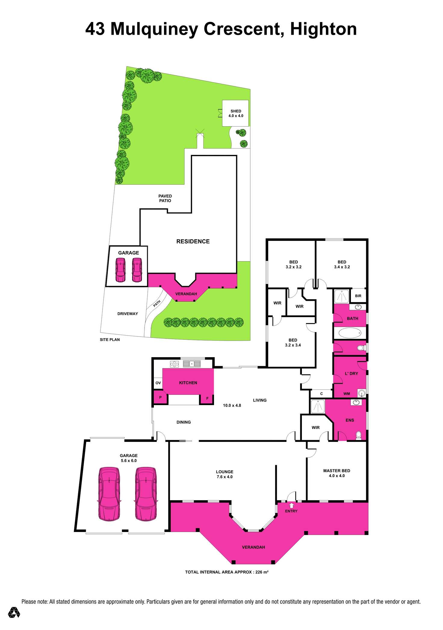 Floorplan of Homely house listing, 43 Mulquiney Crescent, Highton VIC 3216