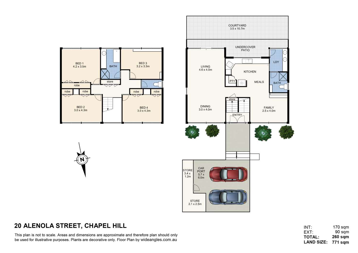 Floorplan of Homely house listing, 20 Alenola Street, Chapel Hill QLD 4069