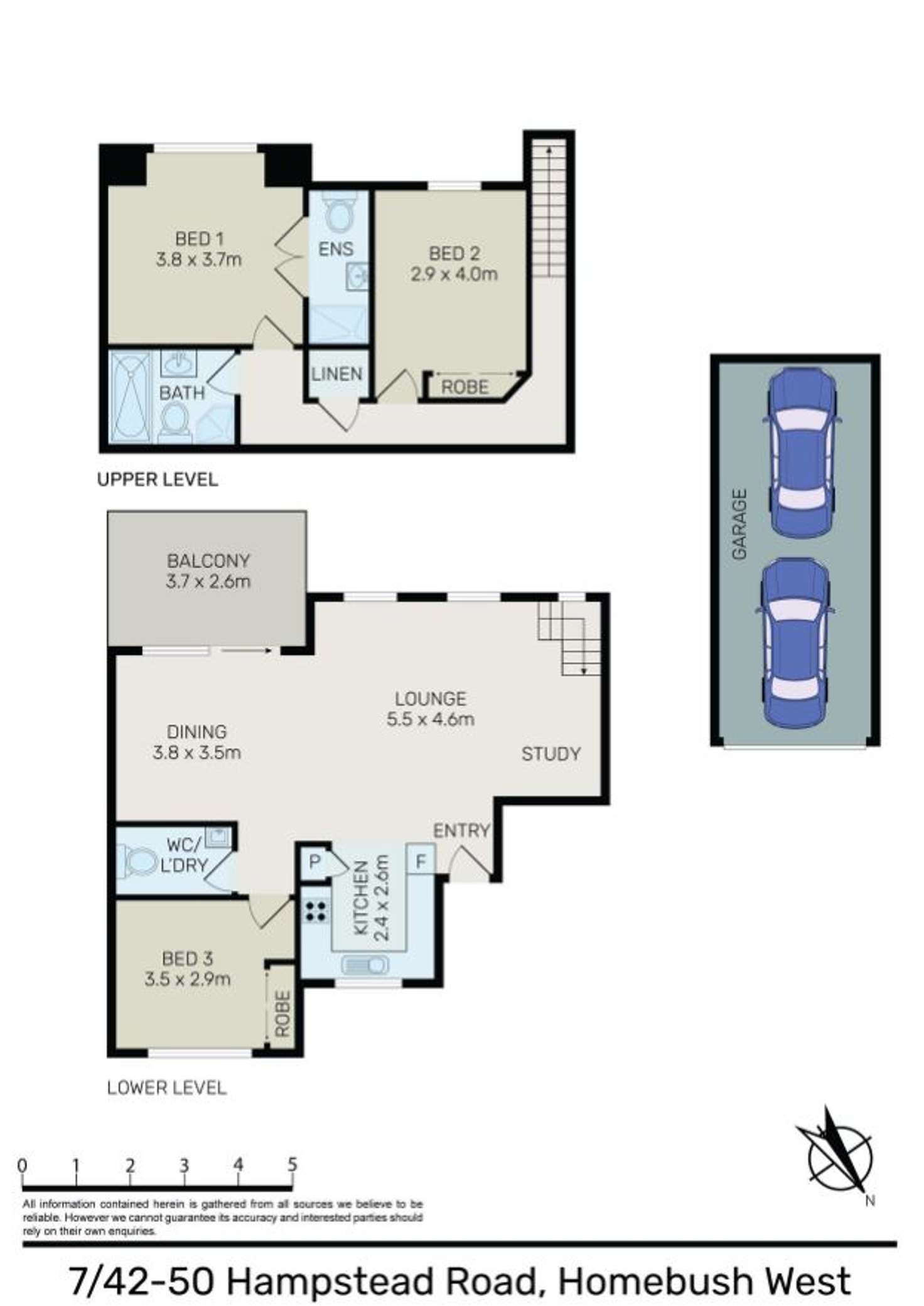 Floorplan of Homely apartment listing, 7/42-50 Hampstead Road, Homebush West NSW 2140