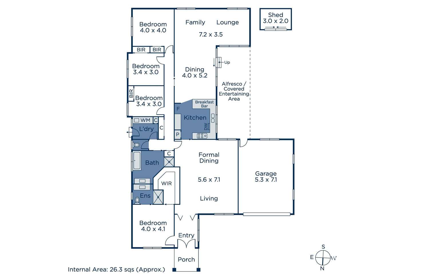 Floorplan of Homely house listing, 49 Somes Street, Wantirna South VIC 3152