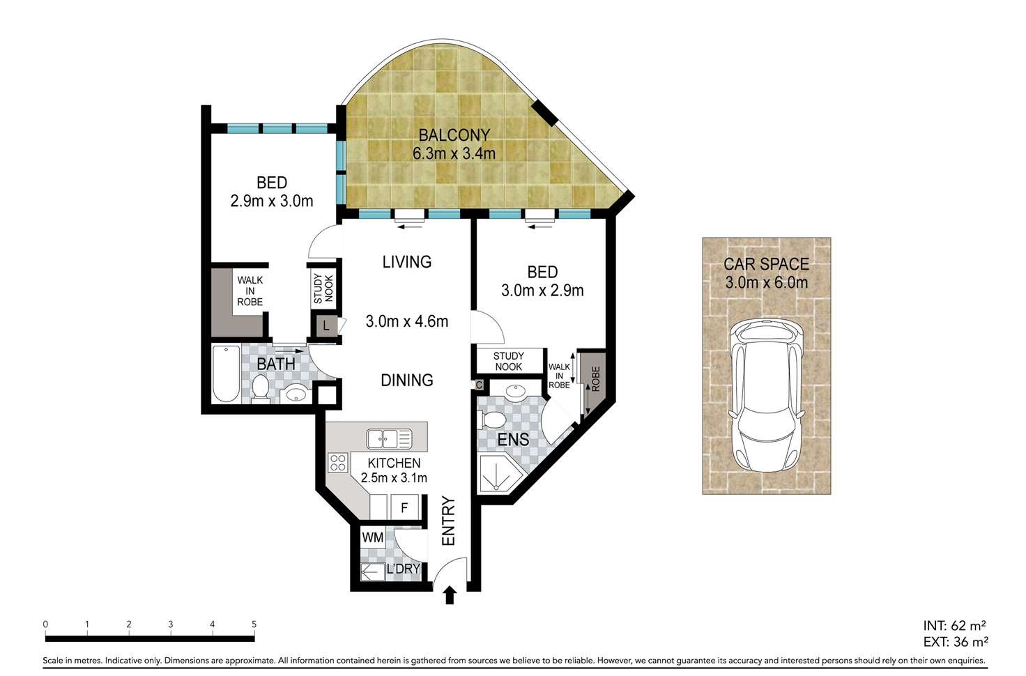 Floorplan of Homely unit listing, 60/9 Sylvan Road, Toowong QLD 4066