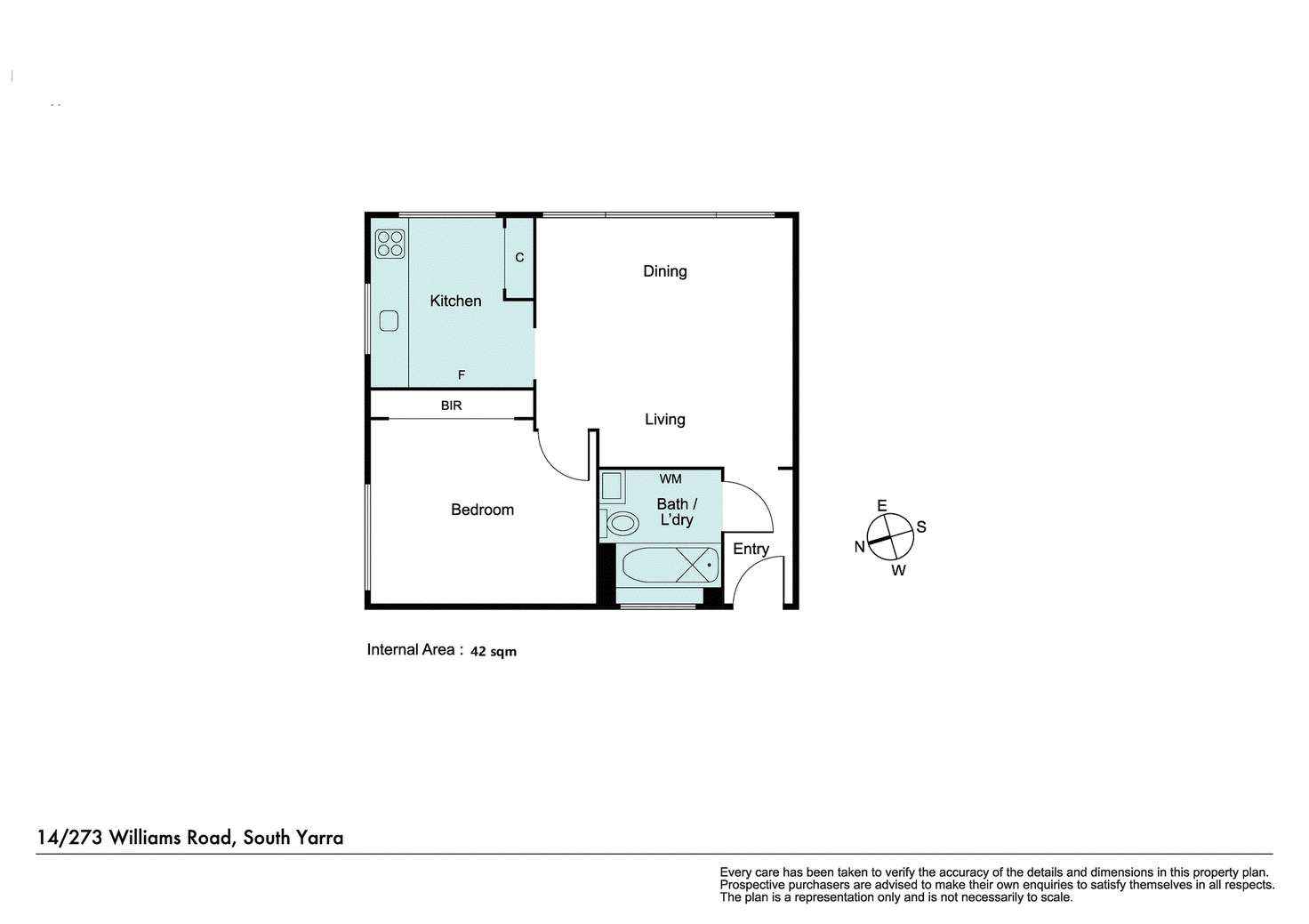 Floorplan of Homely apartment listing, 14/273 Williams Road, South Yarra VIC 3141