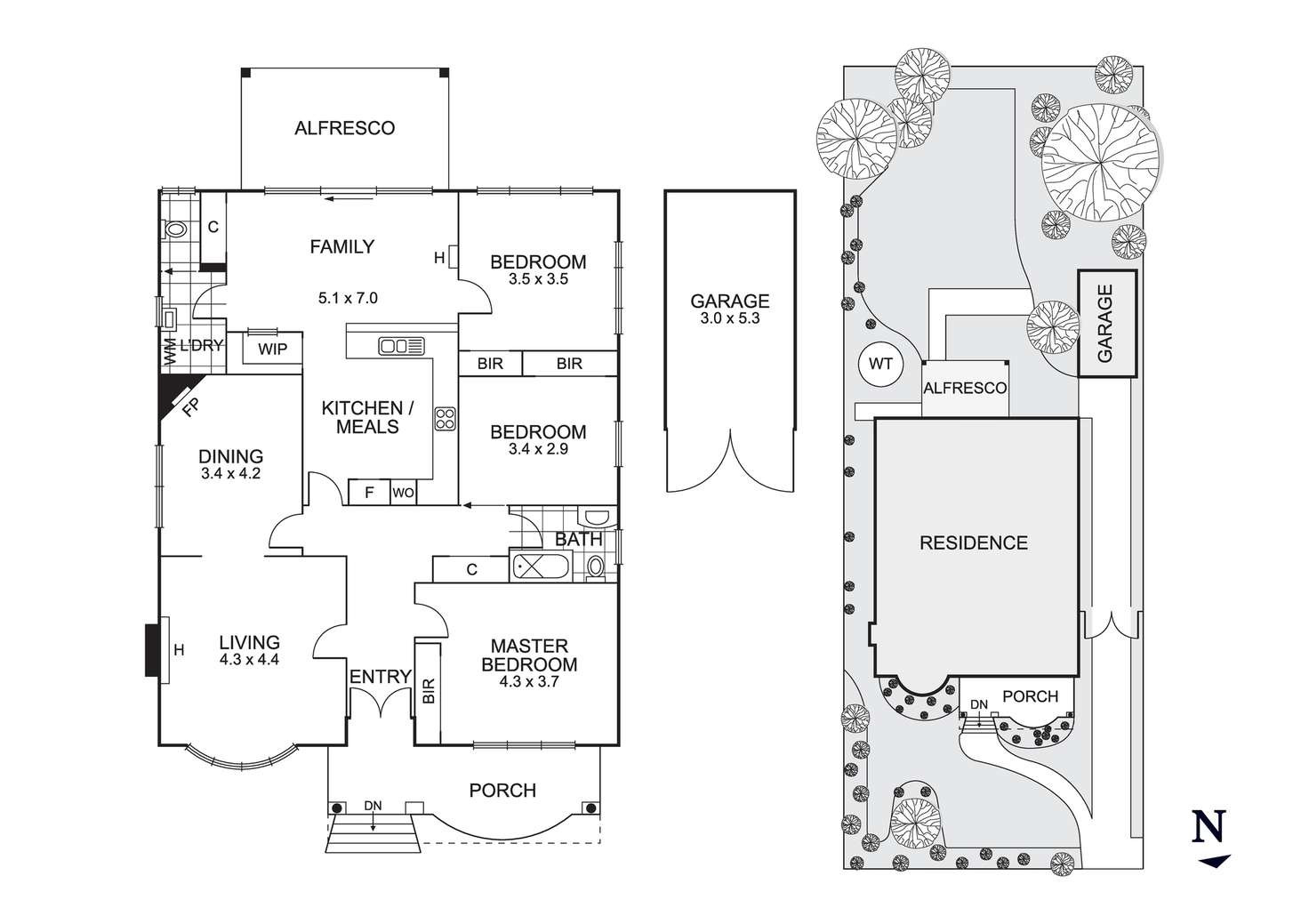 Floorplan of Homely house listing, 14 Ellendale Street, Hughesdale VIC 3166