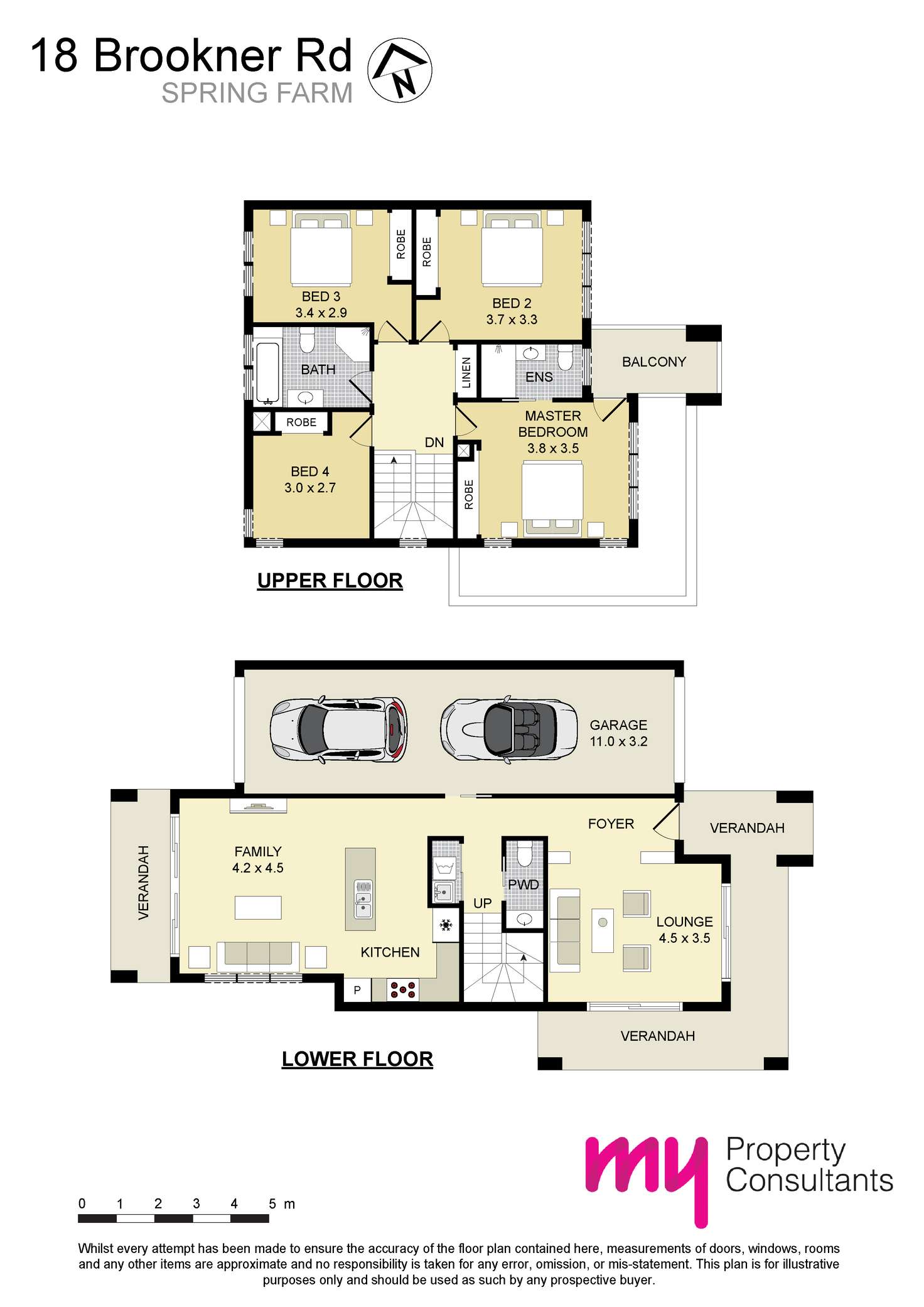 Floorplan of Homely house listing, 18 Brookner Road, Spring Farm NSW 2570