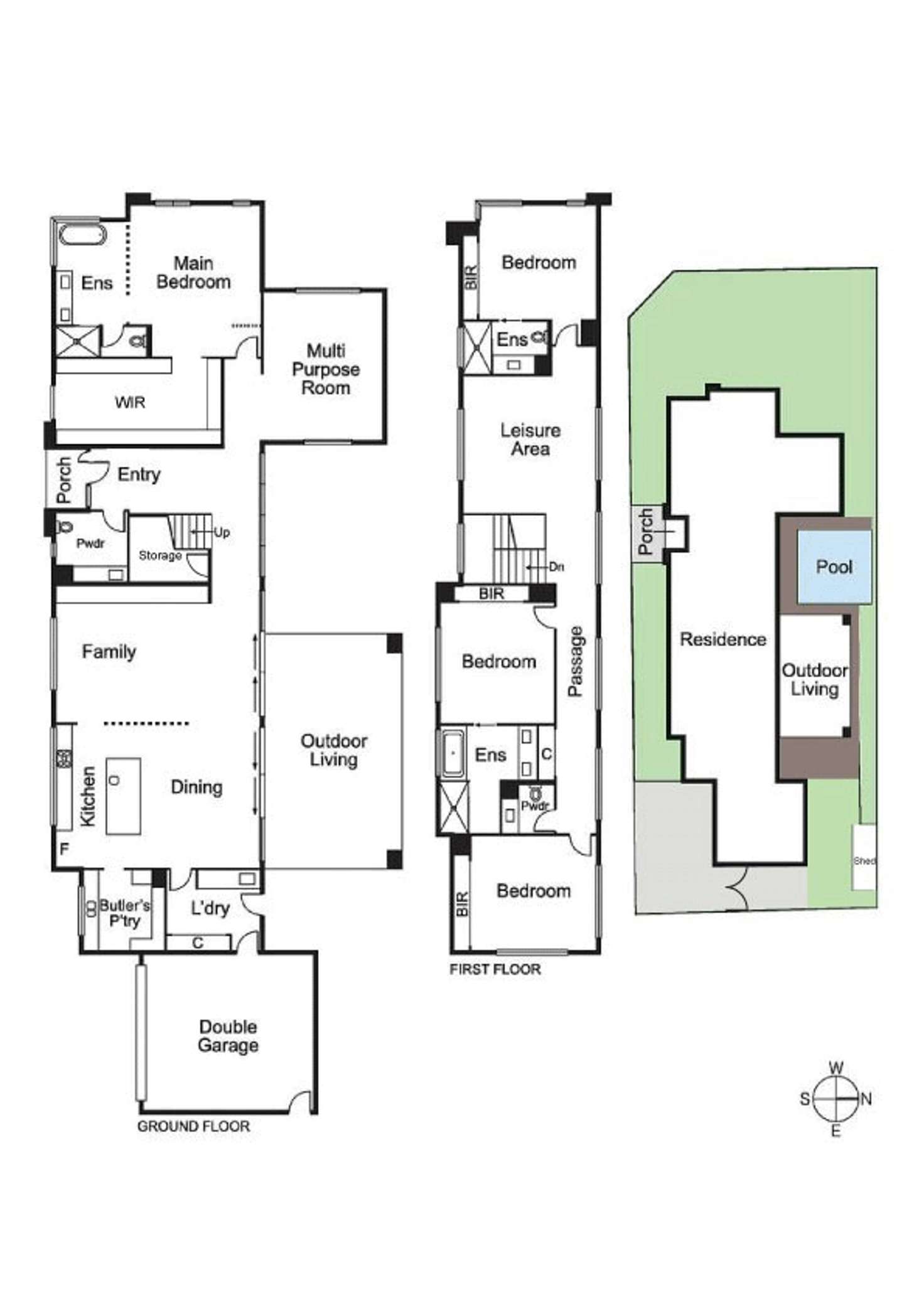 Floorplan of Homely house listing, 1a Hopkins Street, Brighton East VIC 3187