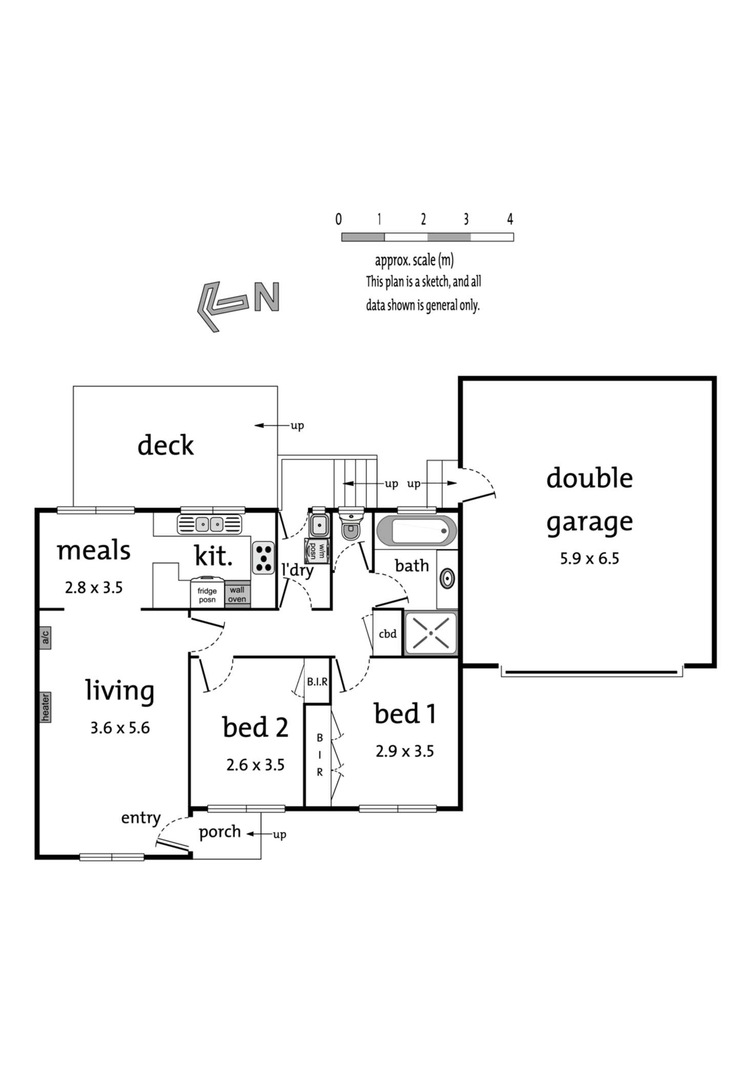 Floorplan of Homely unit listing, 2/93 Albion Road, Box Hill VIC 3128