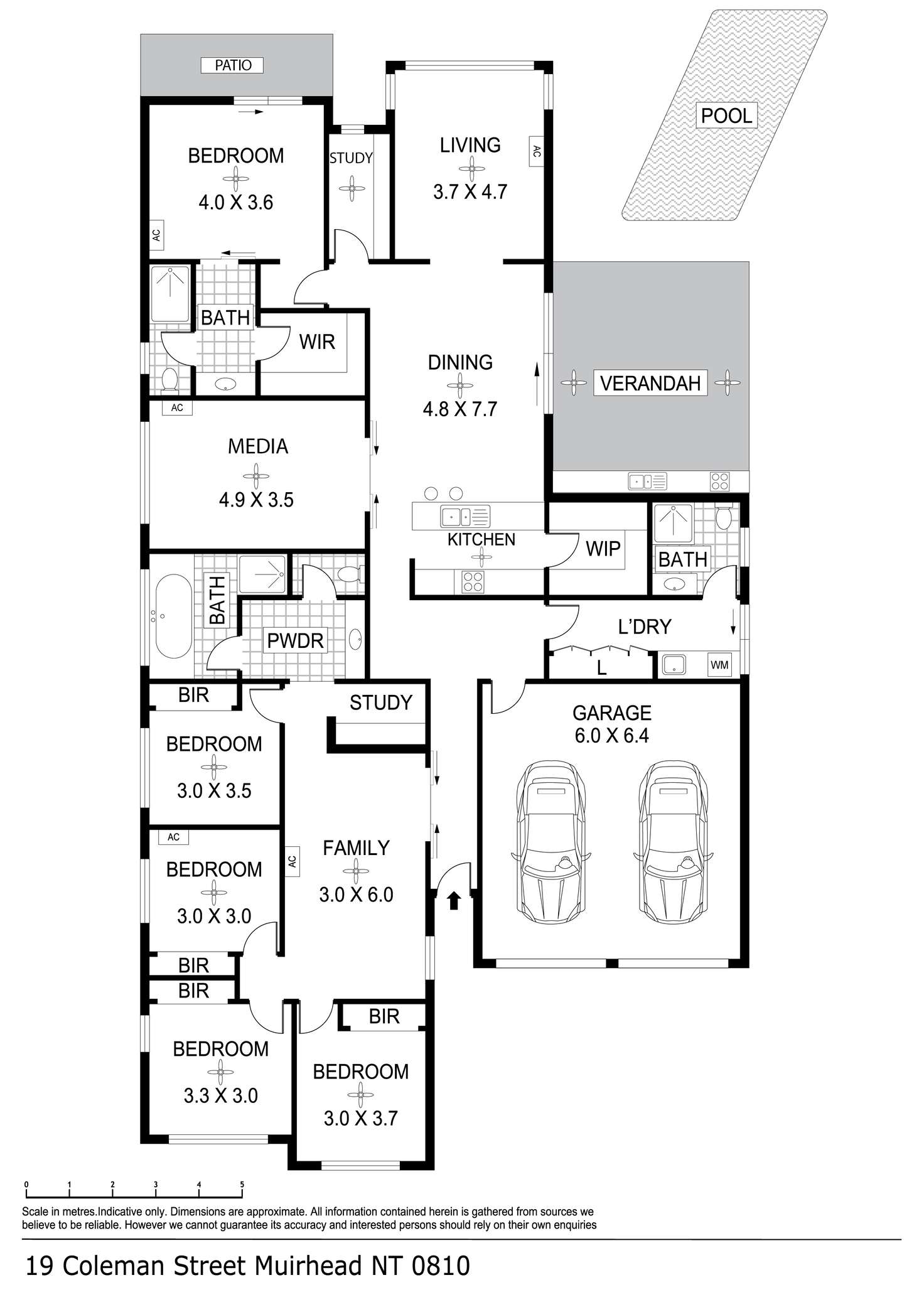 Floorplan of Homely house listing, 19 Coleman Street, Muirhead NT 810
