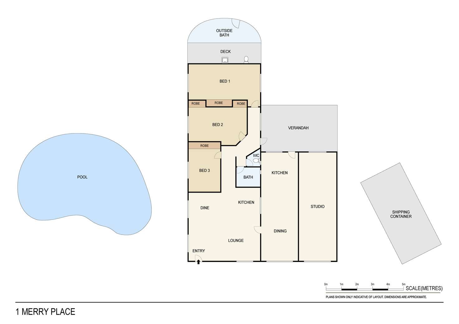 Floorplan of Homely house listing, 1 Merry Place, Rapid Creek NT 810