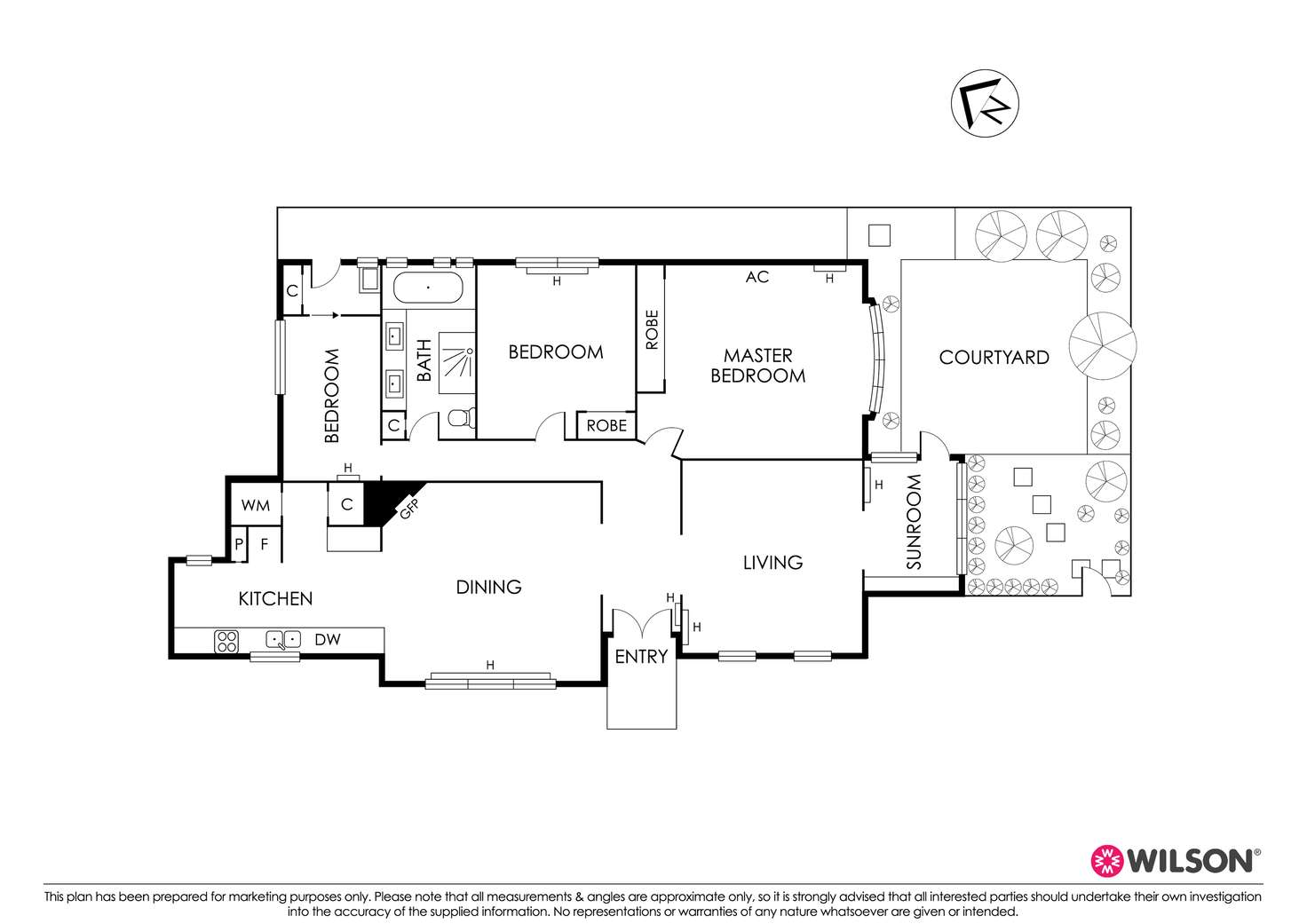 Floorplan of Homely apartment listing, 1/32 Burnett Street, St Kilda VIC 3182