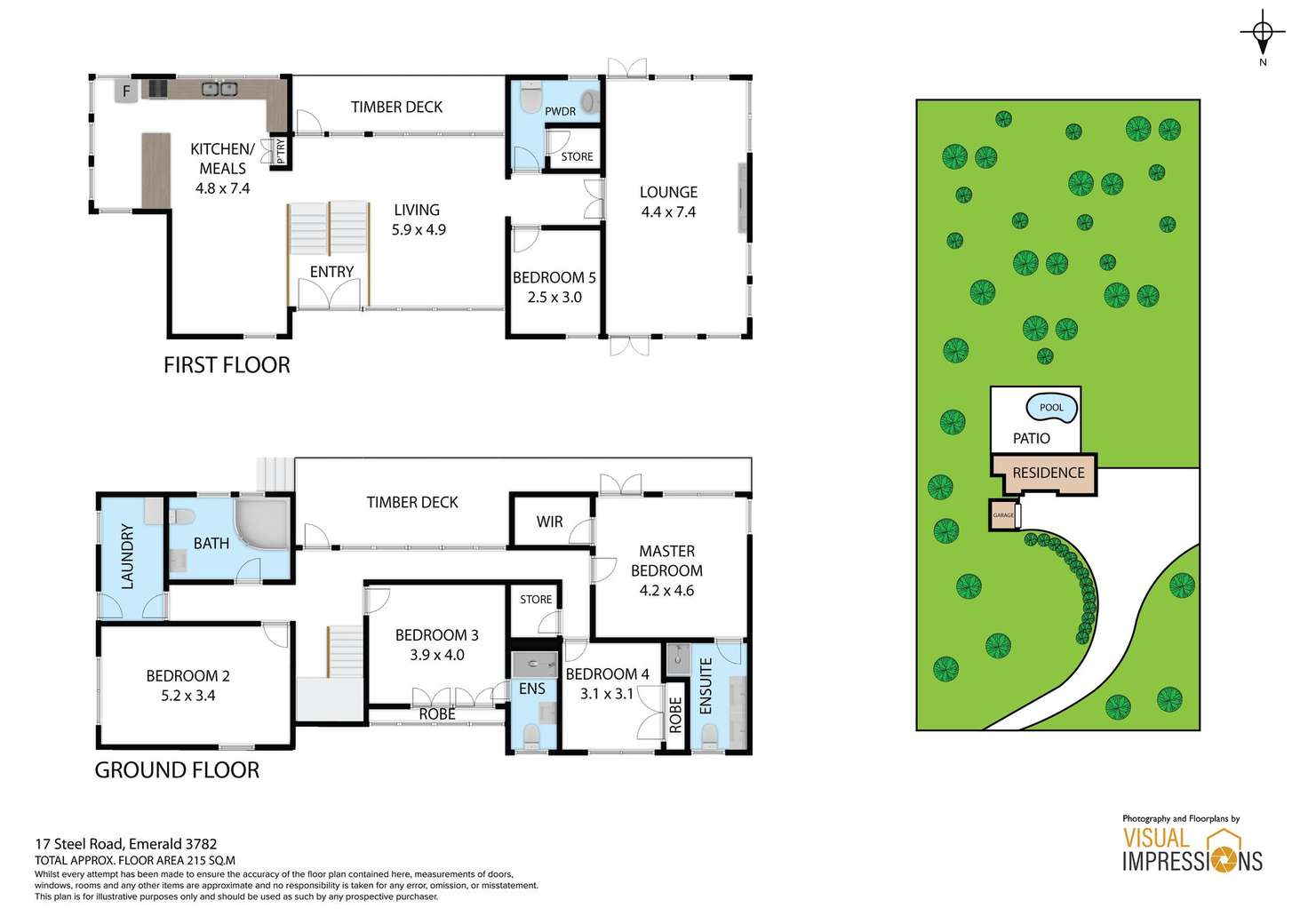 Floorplan of Homely house listing, 17 Steel Road, Emerald VIC 3782
