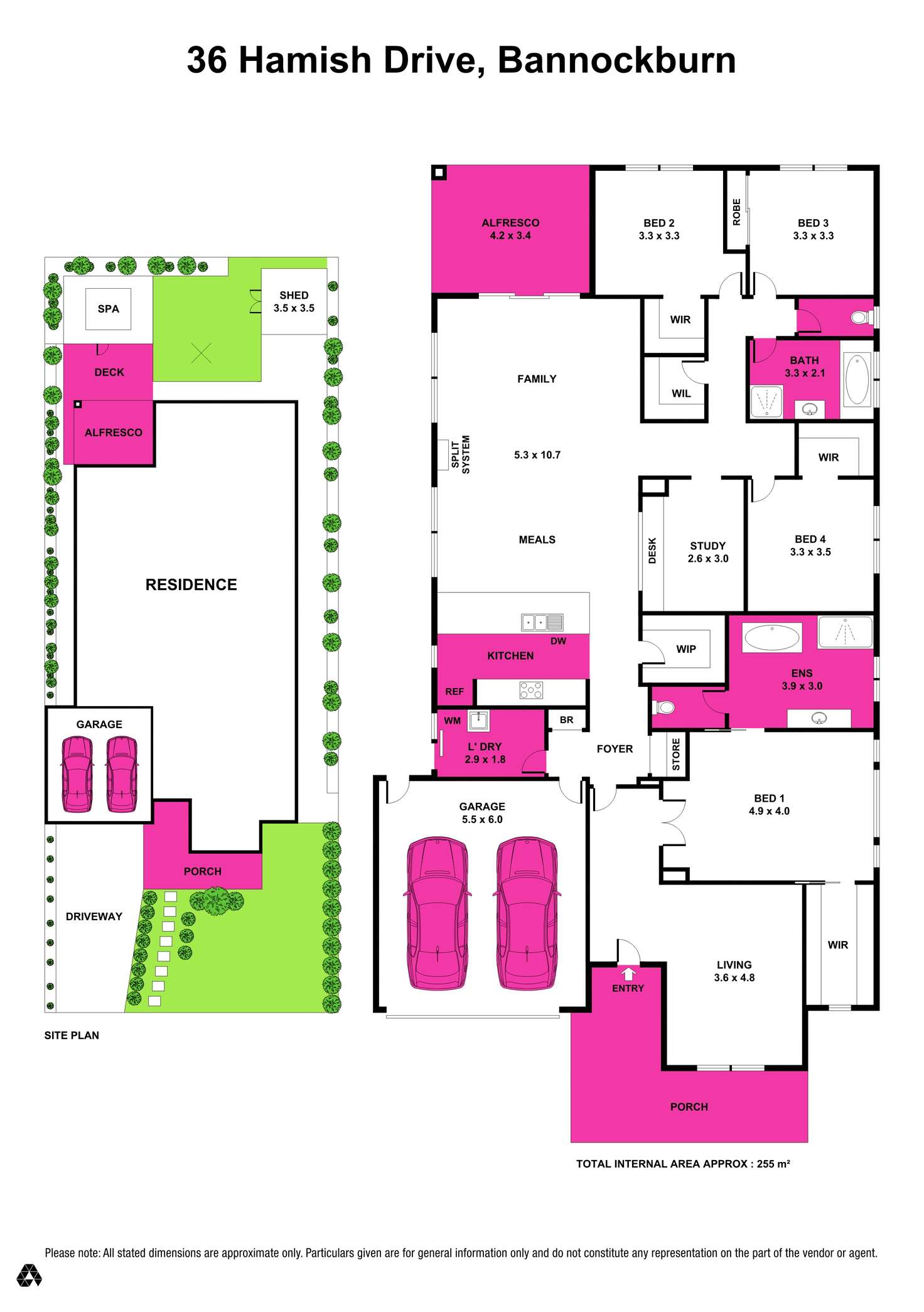 Floorplan of Homely house listing, 36 Hamish Drive, Bannockburn VIC 3331