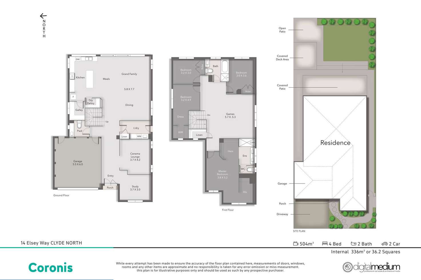 Floorplan of Homely house listing, 14 Elsey Way, Clyde North VIC 3978