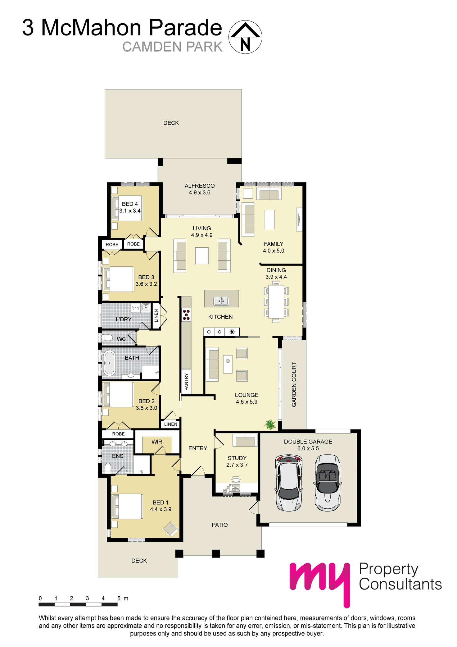Floorplan of Homely house listing, 3 Mcmahon Parade, Camden Park NSW 2570