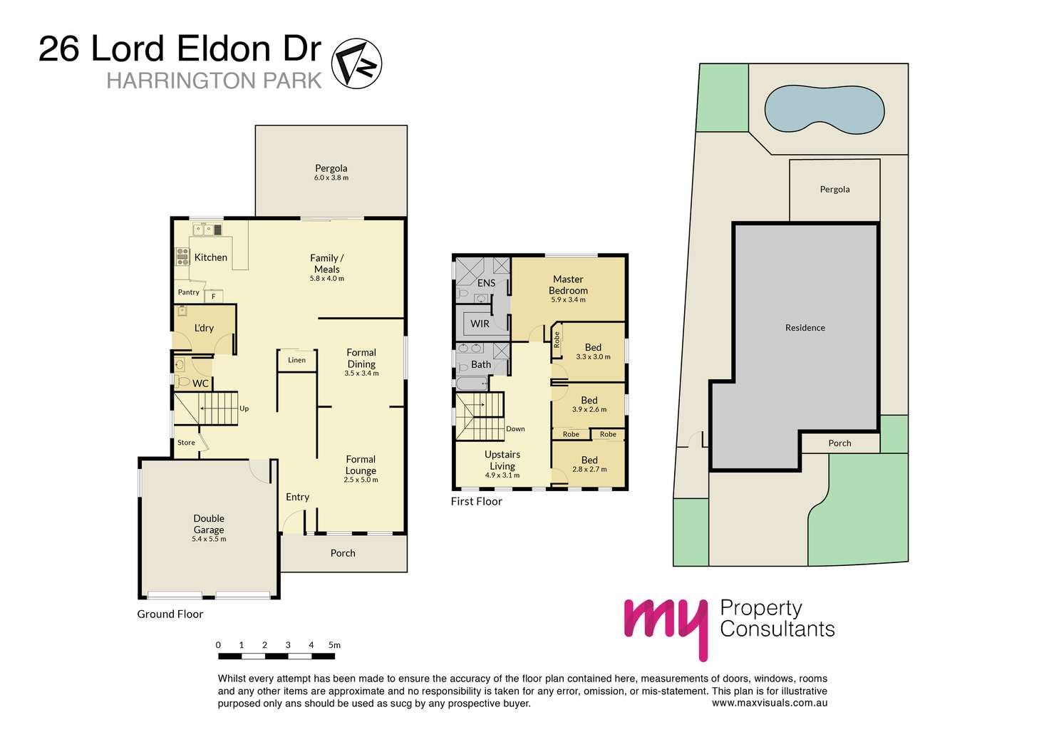 Floorplan of Homely house listing, 26 Lord Eldon Drive, Harrington Park NSW 2567