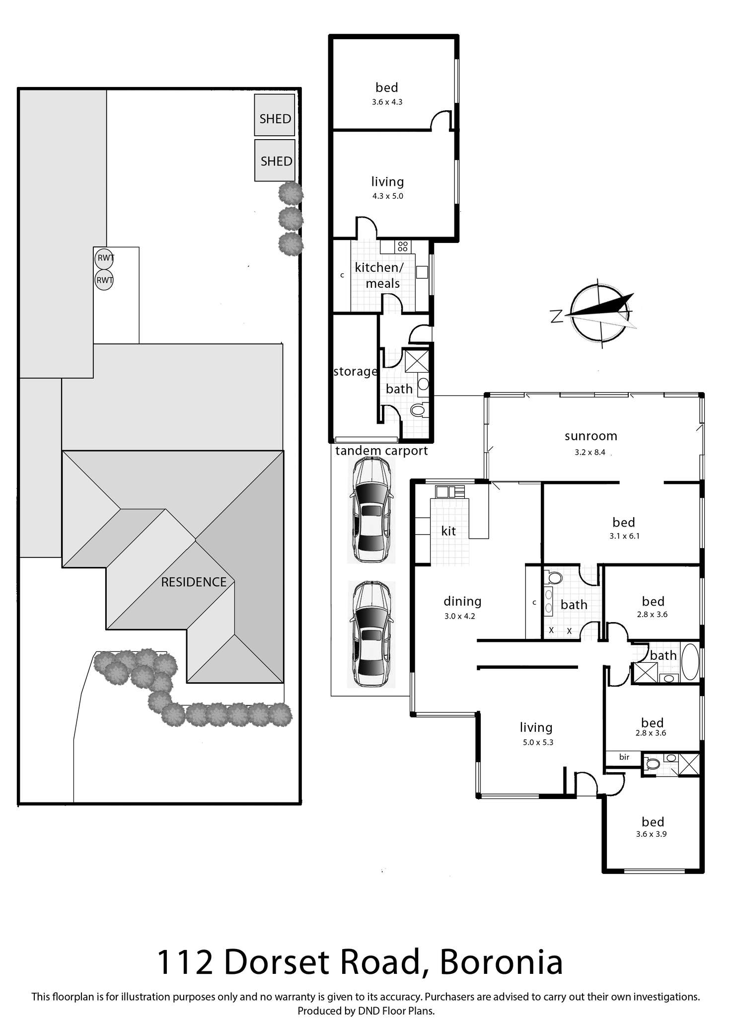 Floorplan of Homely house listing, 112 Dorset Road, Boronia VIC 3155