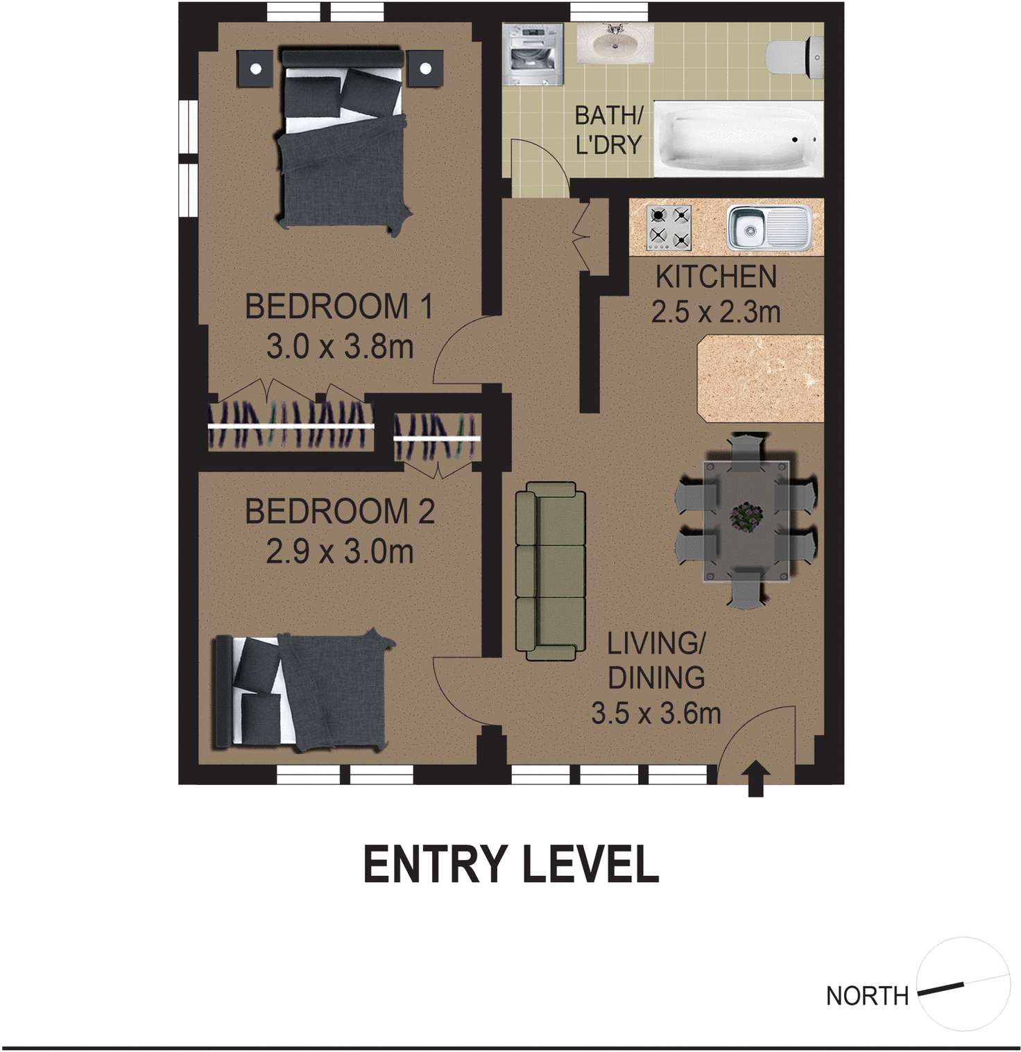 Floorplan of Homely apartment listing, 10/332 Bondi Road, Bondi NSW 2026