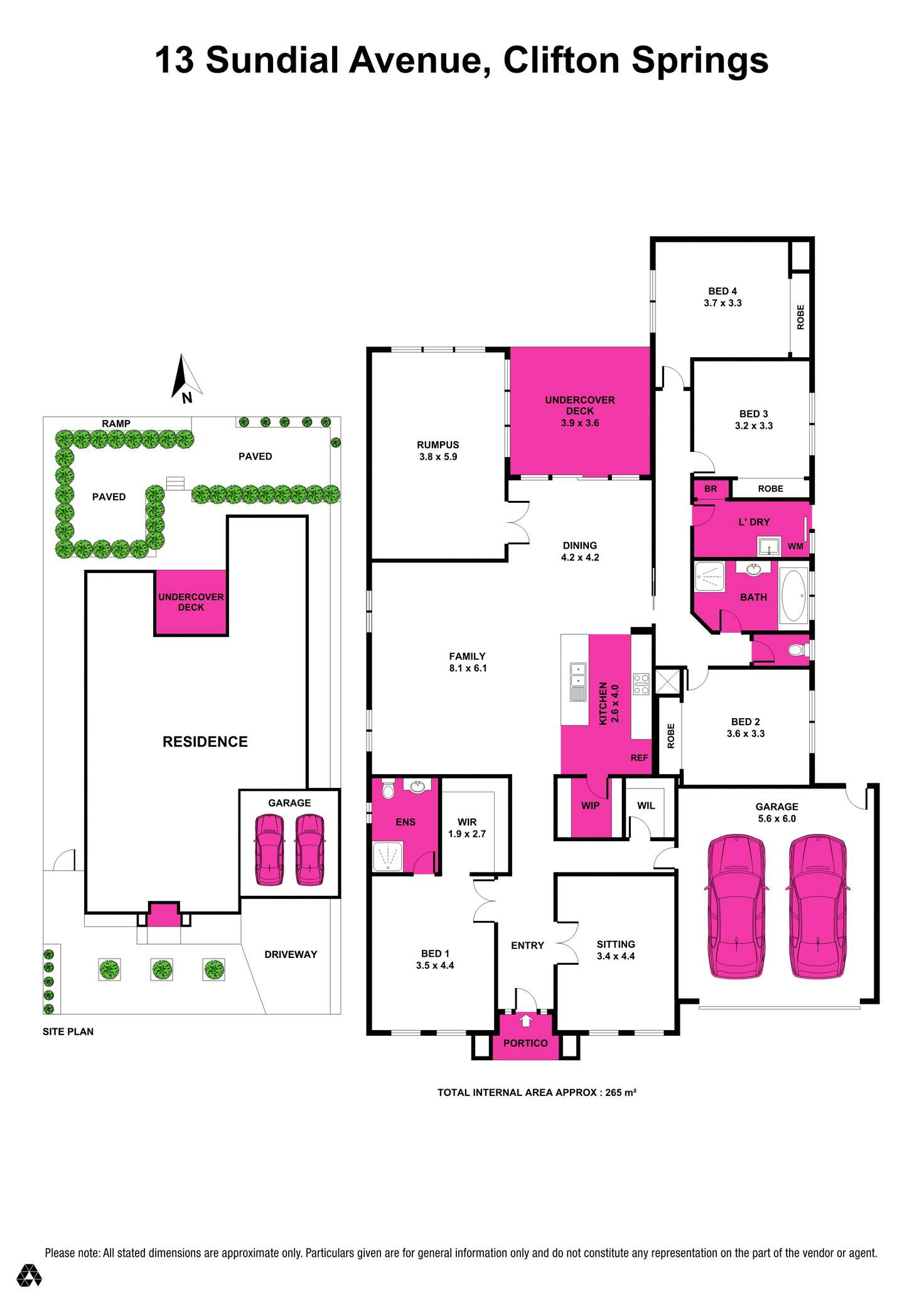 Floorplan of Homely house listing, 13 Sundial Drive, Clifton Springs VIC 3222