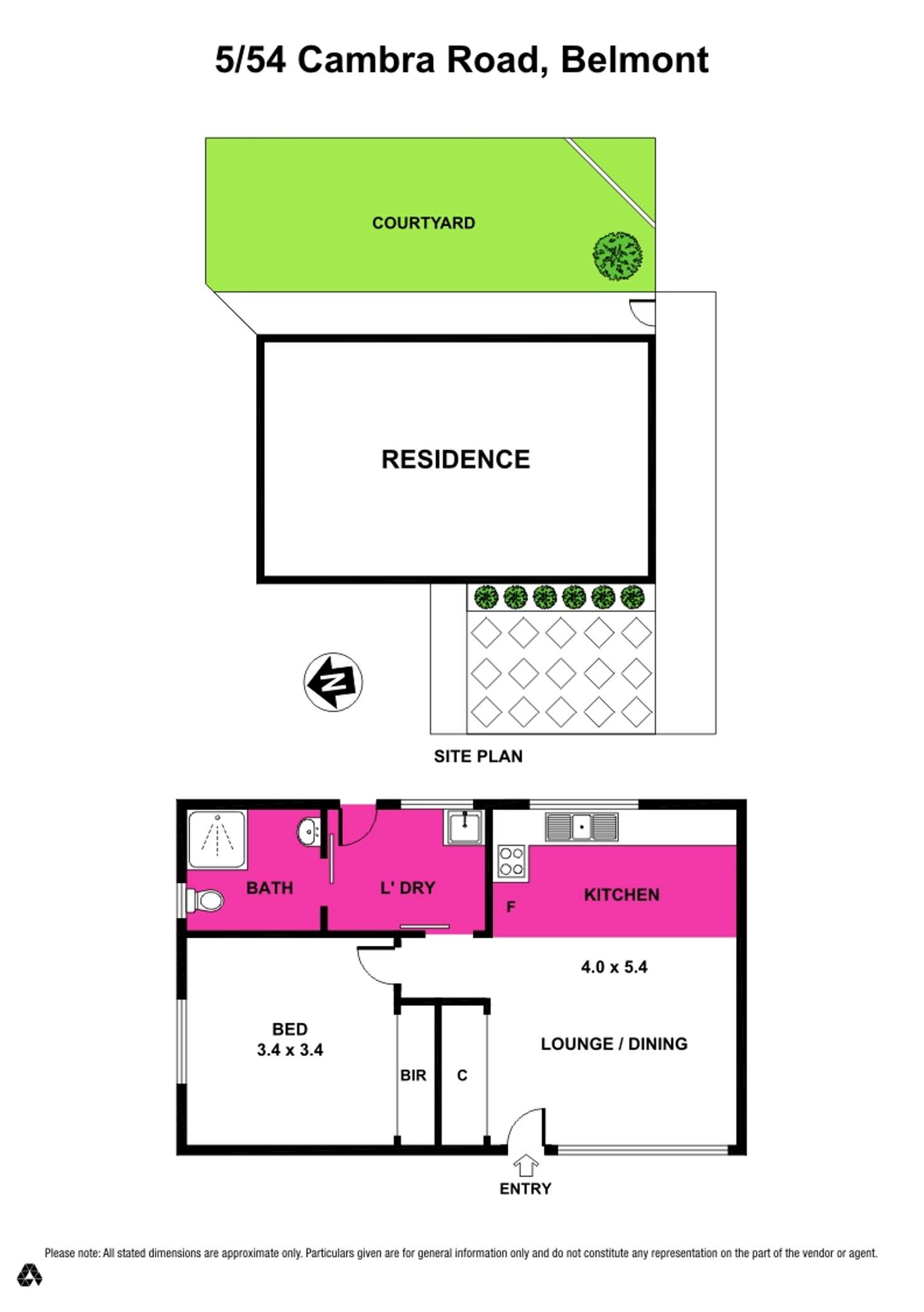 Floorplan of Homely unit listing, 5/54 Cambra Road, Belmont VIC 3216