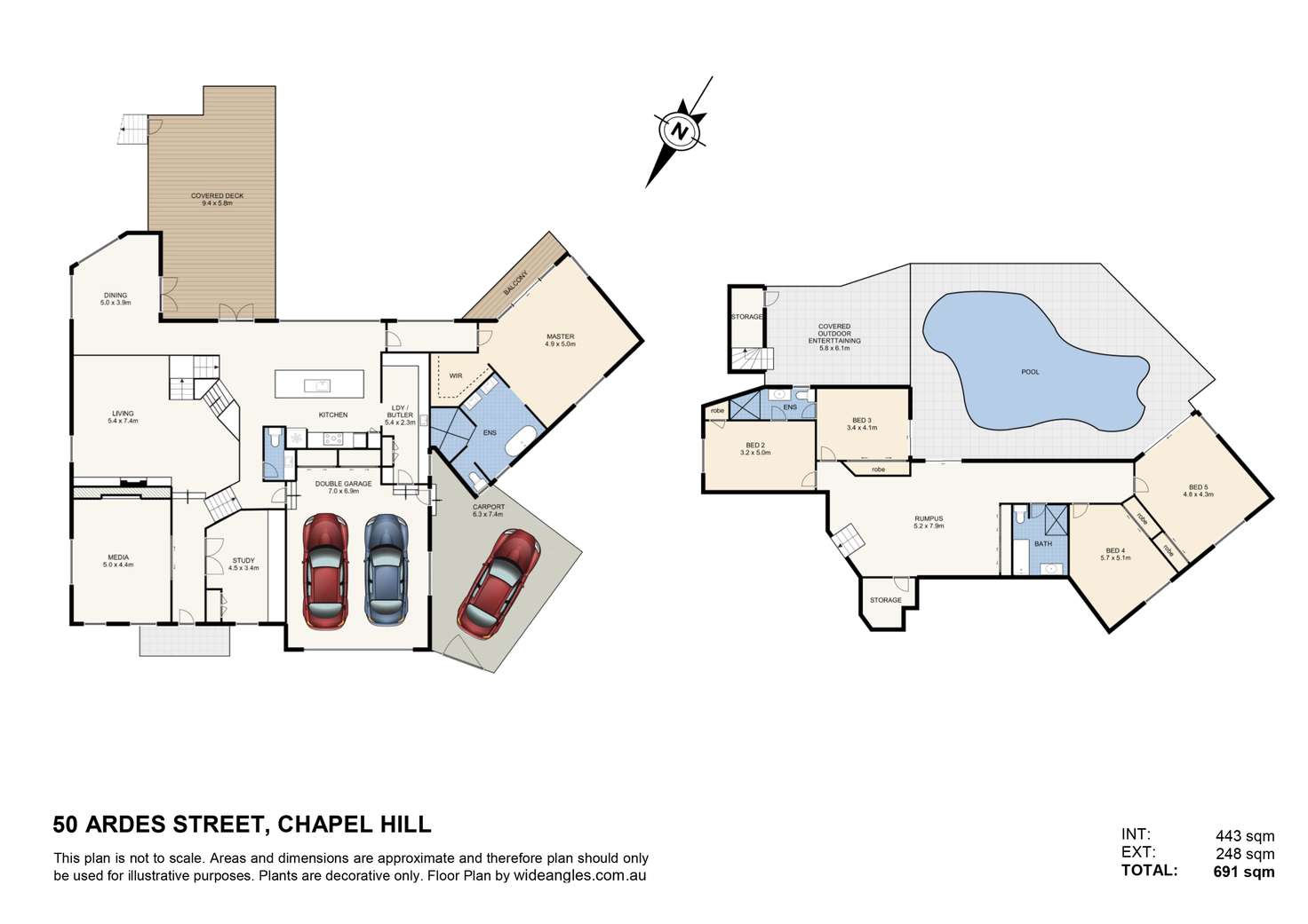 Floorplan of Homely house listing, 50 Ardes Street, Chapel Hill QLD 4069