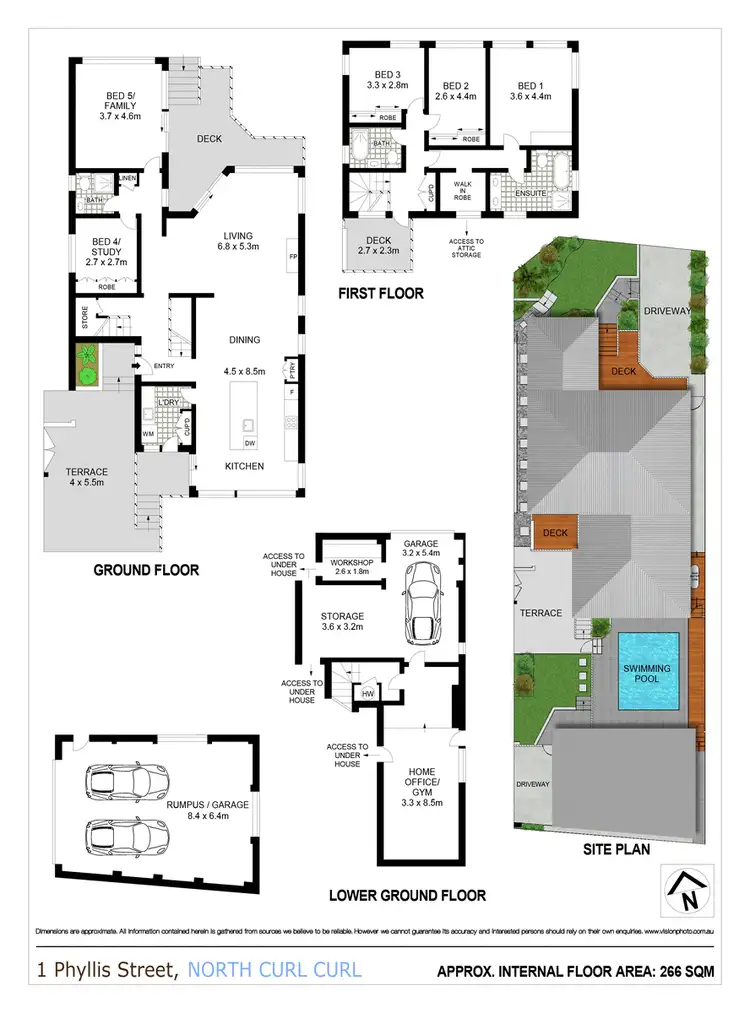 Floorplan of Homely house listing, 1 Phyllis Street, North Curl Curl NSW 2099