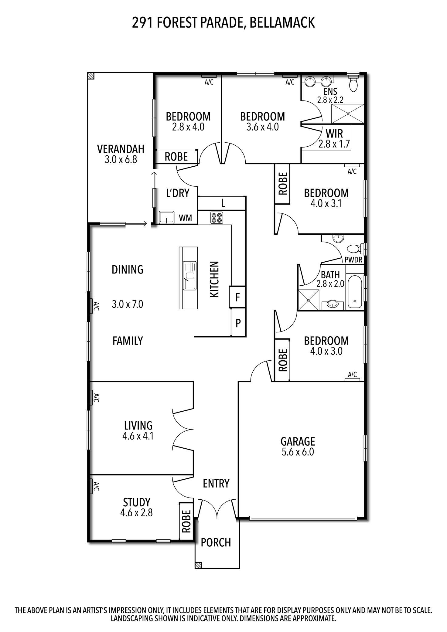 Floorplan of Homely house listing, 291 Forrest Parade, Bellamack NT 832