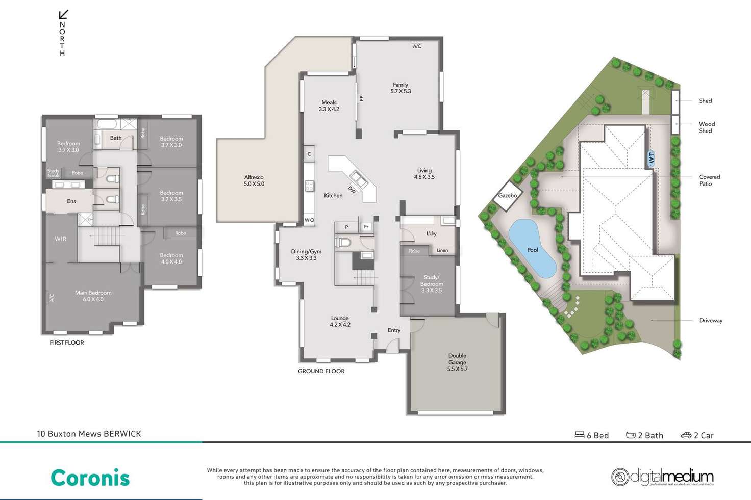 Floorplan of Homely house listing, 10 Buxton Mews, Berwick VIC 3806