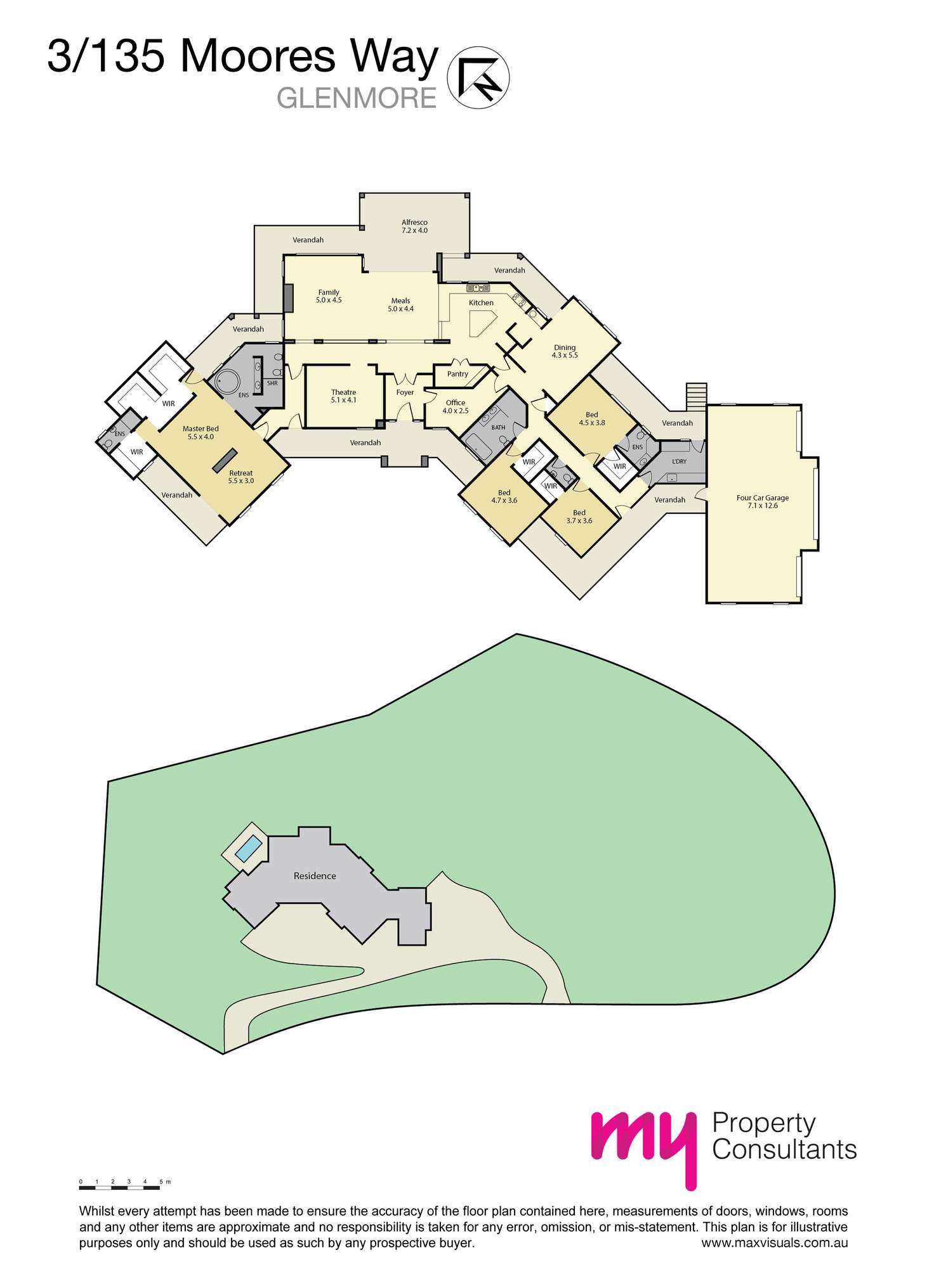 Floorplan of Homely acreageSemiRural listing, 3/135 Moores Way, Glenmore NSW 2570