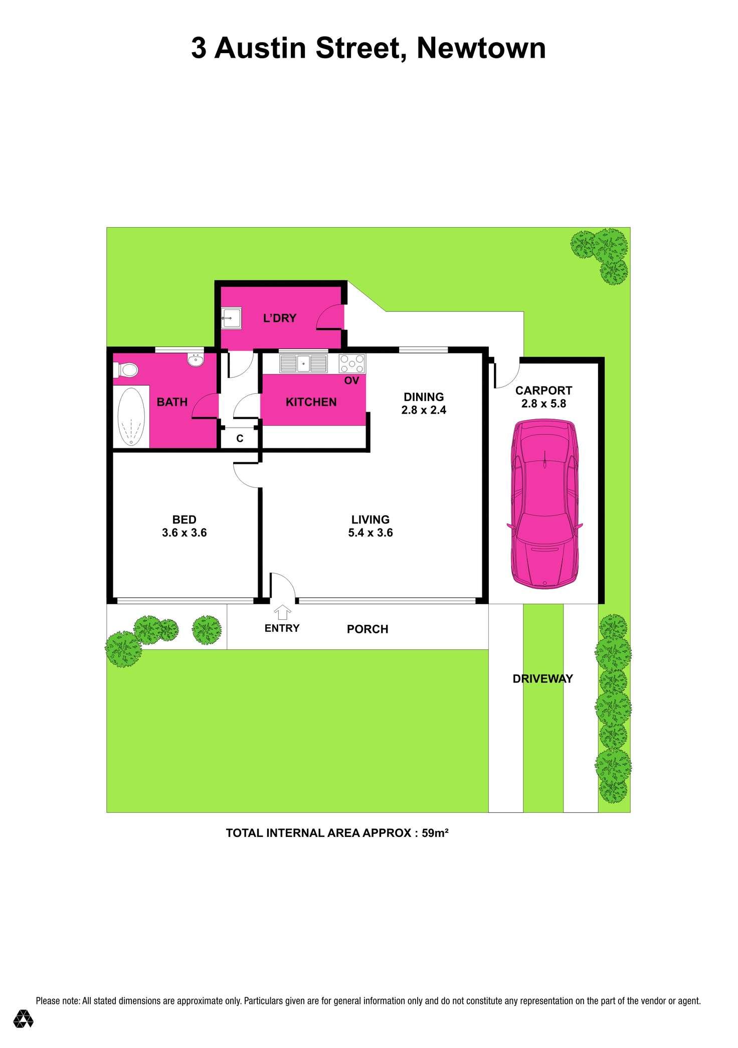 Floorplan of Homely house listing, 3 Austin Street, Newtown VIC 3220