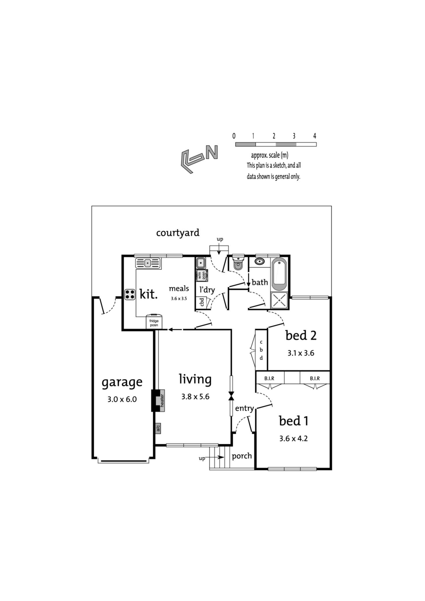 Floorplan of Homely unit listing, 3/28 Allambee Avenue, Camberwell VIC 3124
