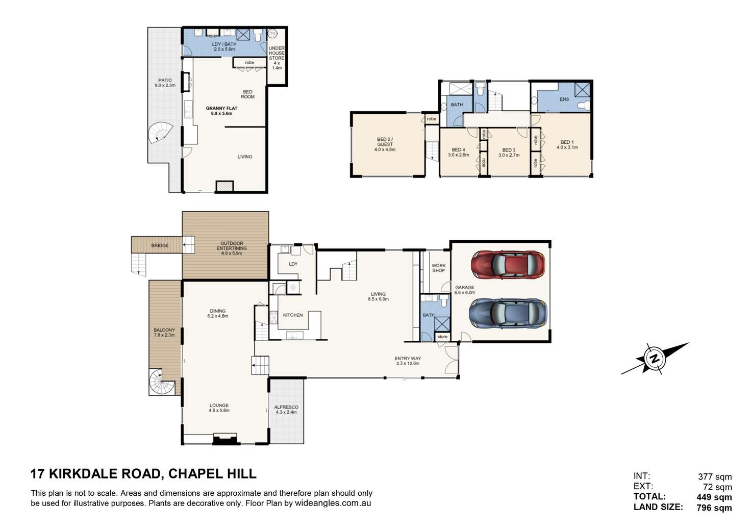 Floorplan of Homely house listing, 17 Kirkdale Road, Chapel Hill QLD 4069