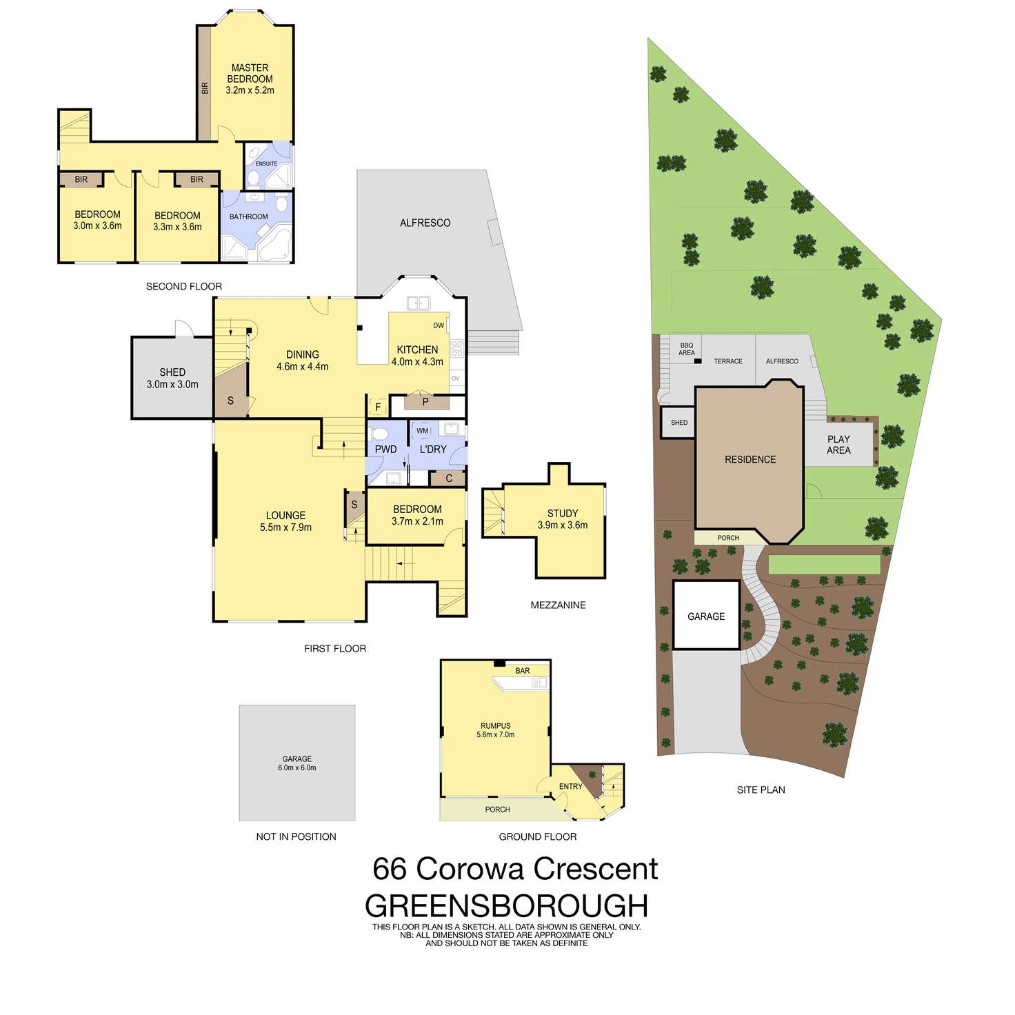 Floorplan of Homely house listing, 66 Corowa Crescent, Greensborough VIC 3088