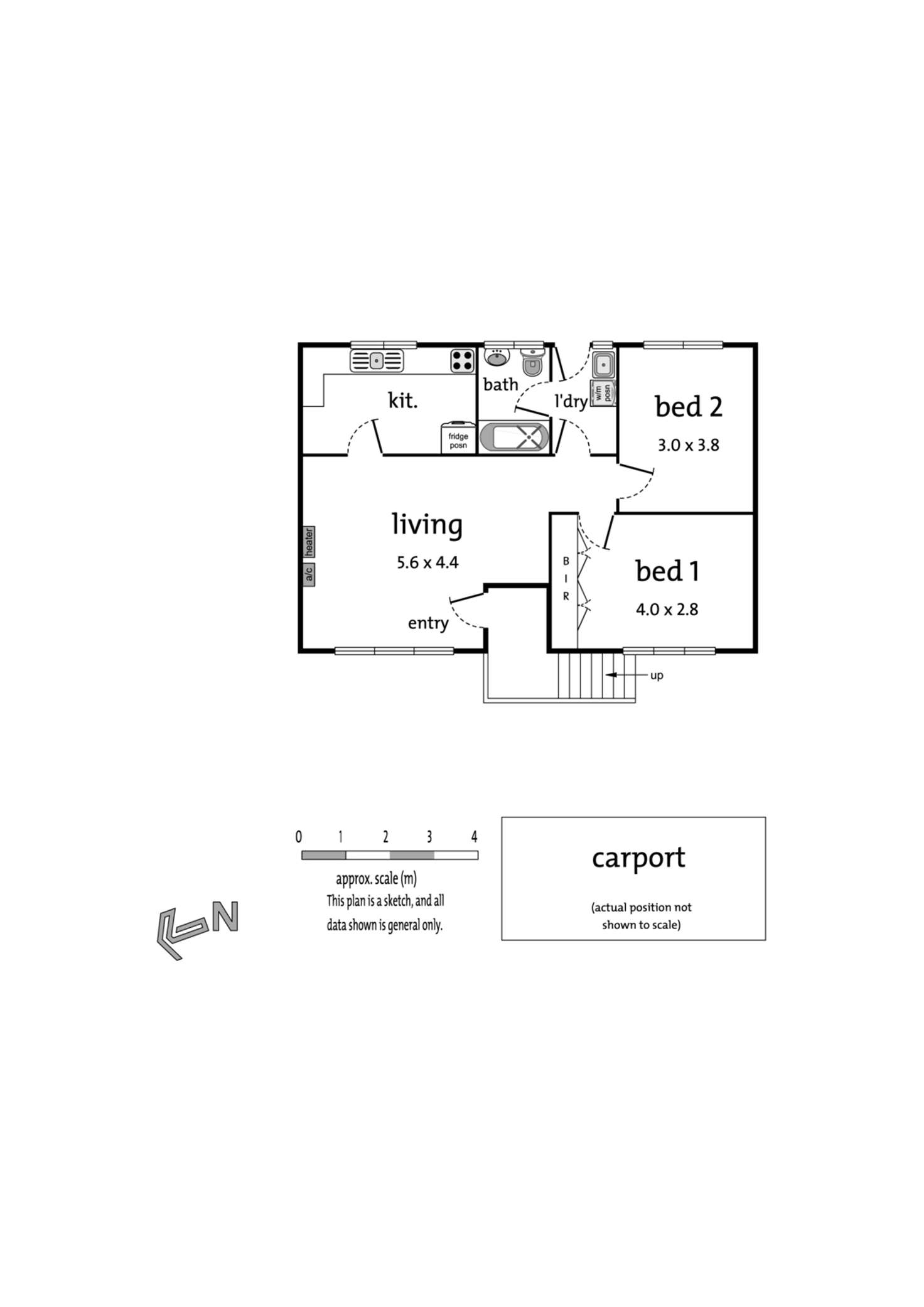Floorplan of Homely unit listing, 4/2 Allison Road, Mont Albert North VIC 3129