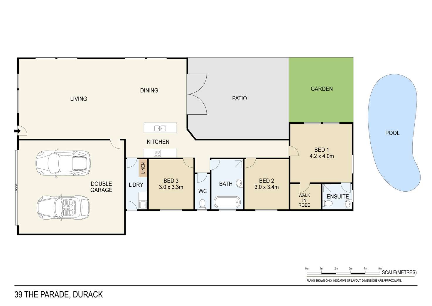 Floorplan of Homely house listing, 39 The Parade, Durack NT 830