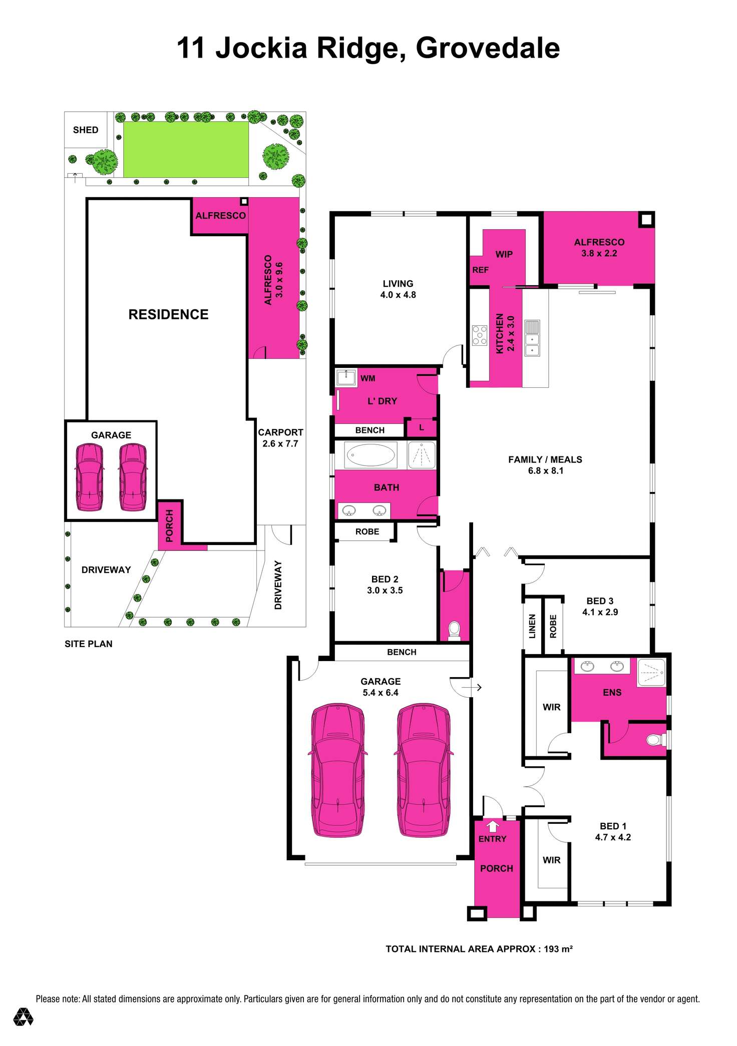 Floorplan of Homely house listing, 11 Jockia Ridge, Grovedale VIC 3216