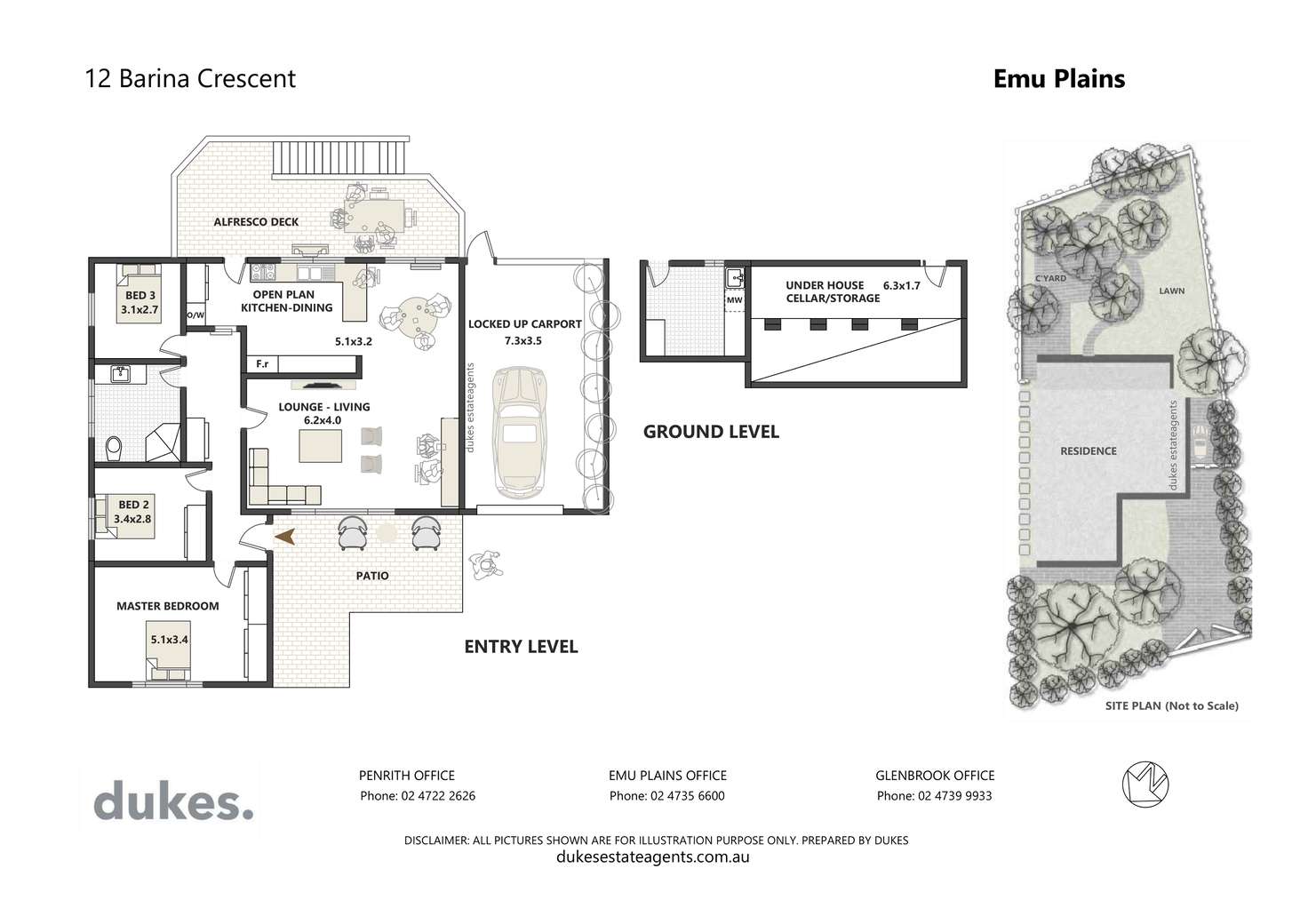 Floorplan of Homely house listing, 12 Barina Crescent, Emu Plains NSW 2750