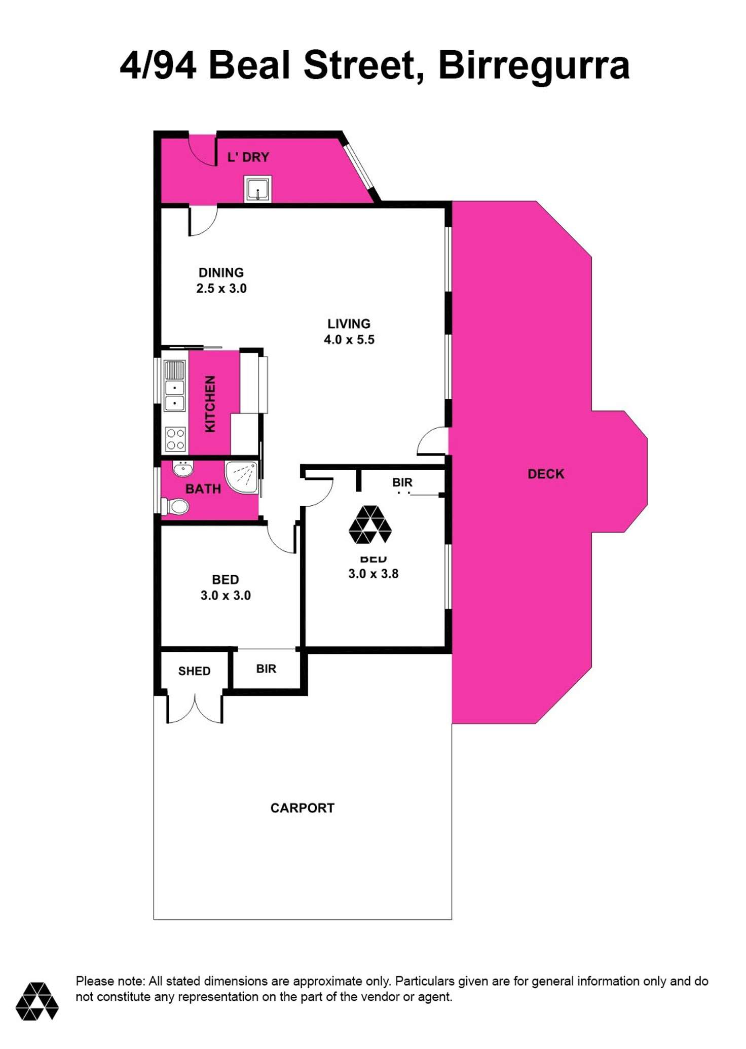 Floorplan of Homely house listing, 4/94 Beal Street, Birregurra VIC 3242