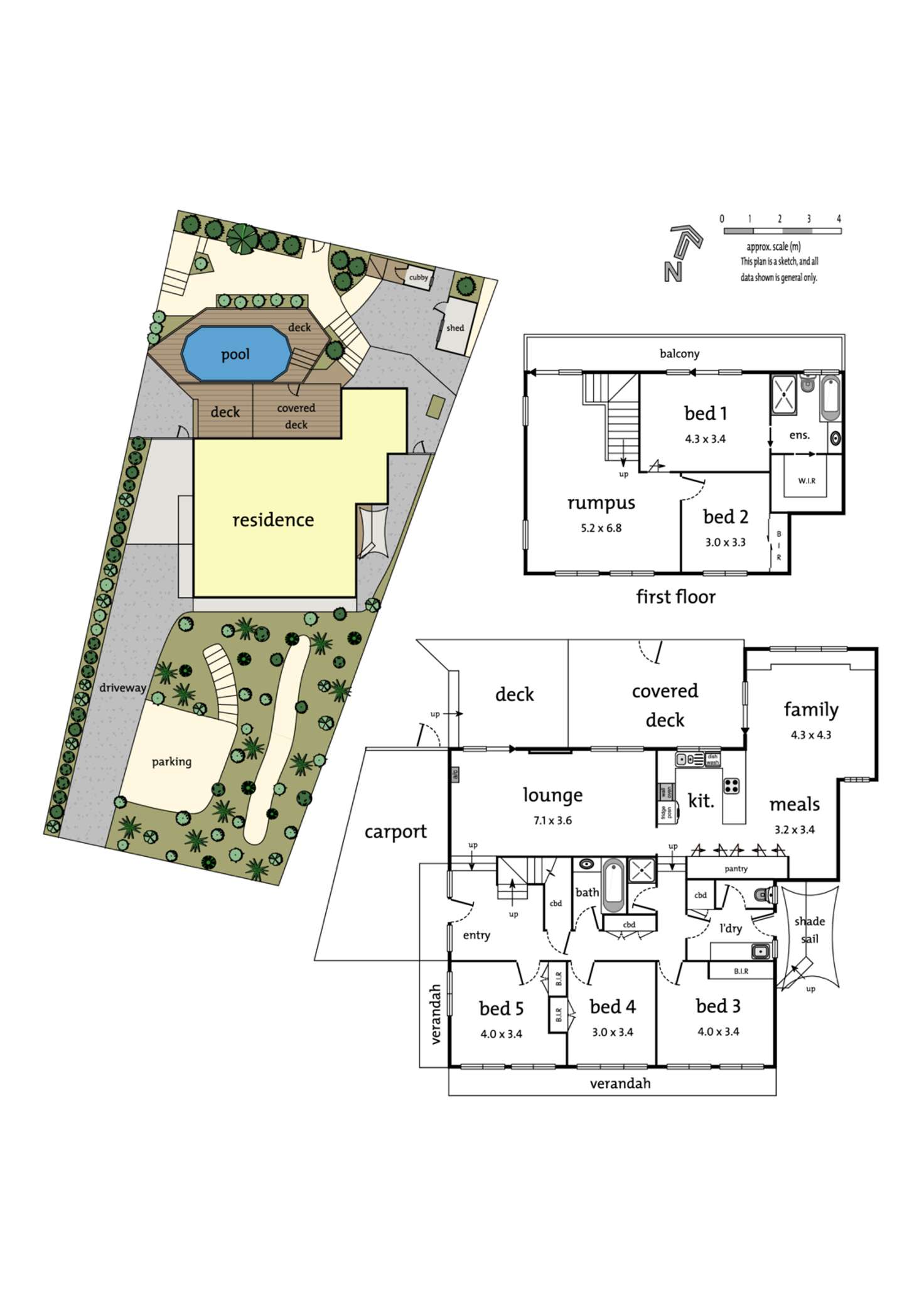 Floorplan of Homely house listing, 77 Lisbeth Avenue, Donvale VIC 3111