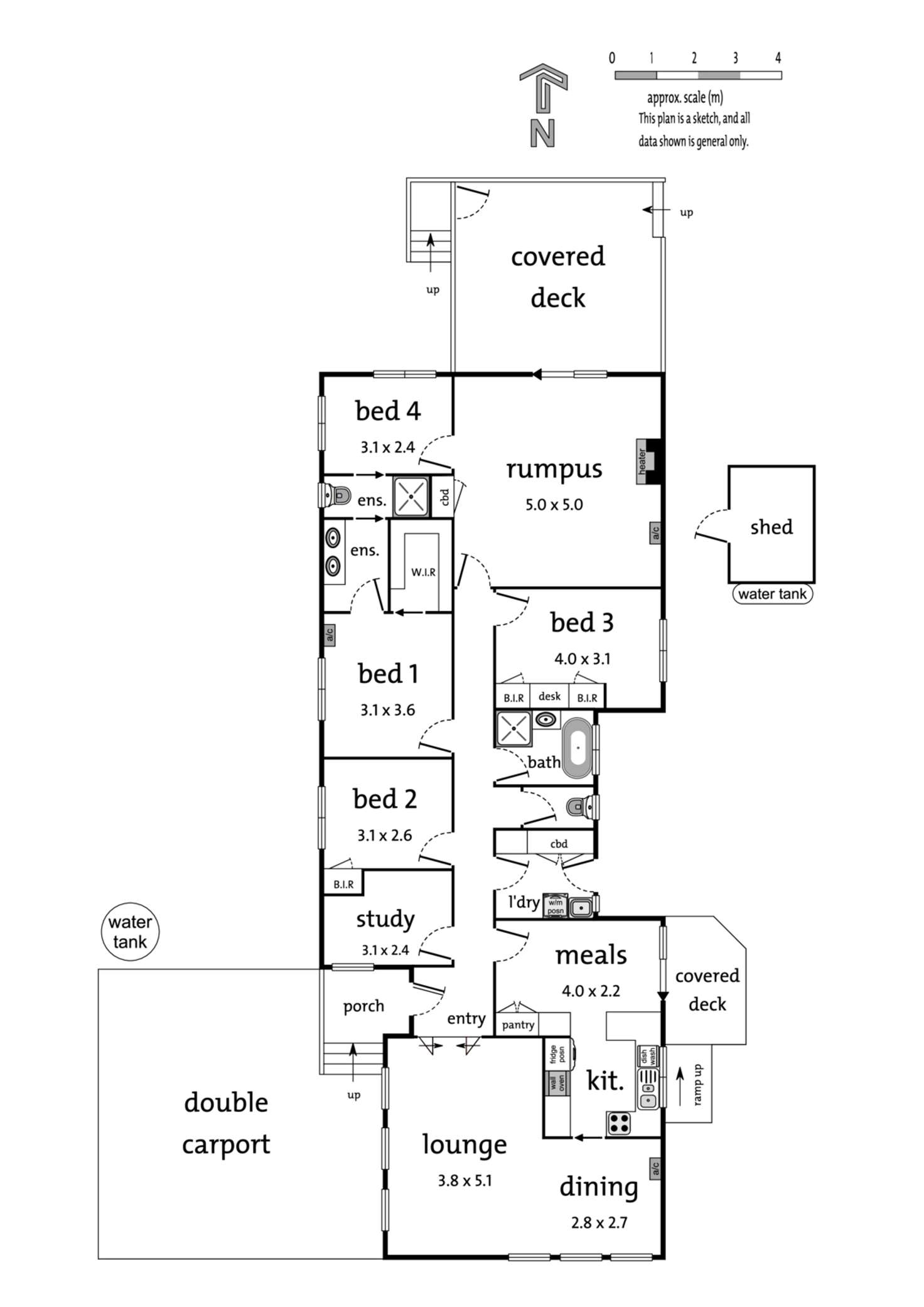 Floorplan of Homely house listing, 13 Portsmouth Street, Heathmont VIC 3135