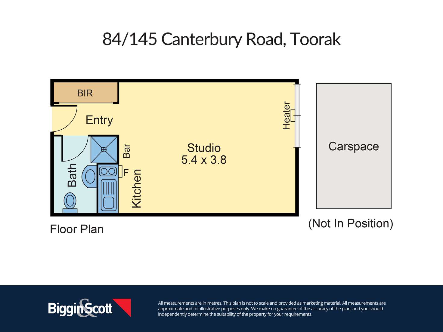 Floorplan of Homely apartment listing, 84/145 Canterbury Road, Toorak VIC 3142