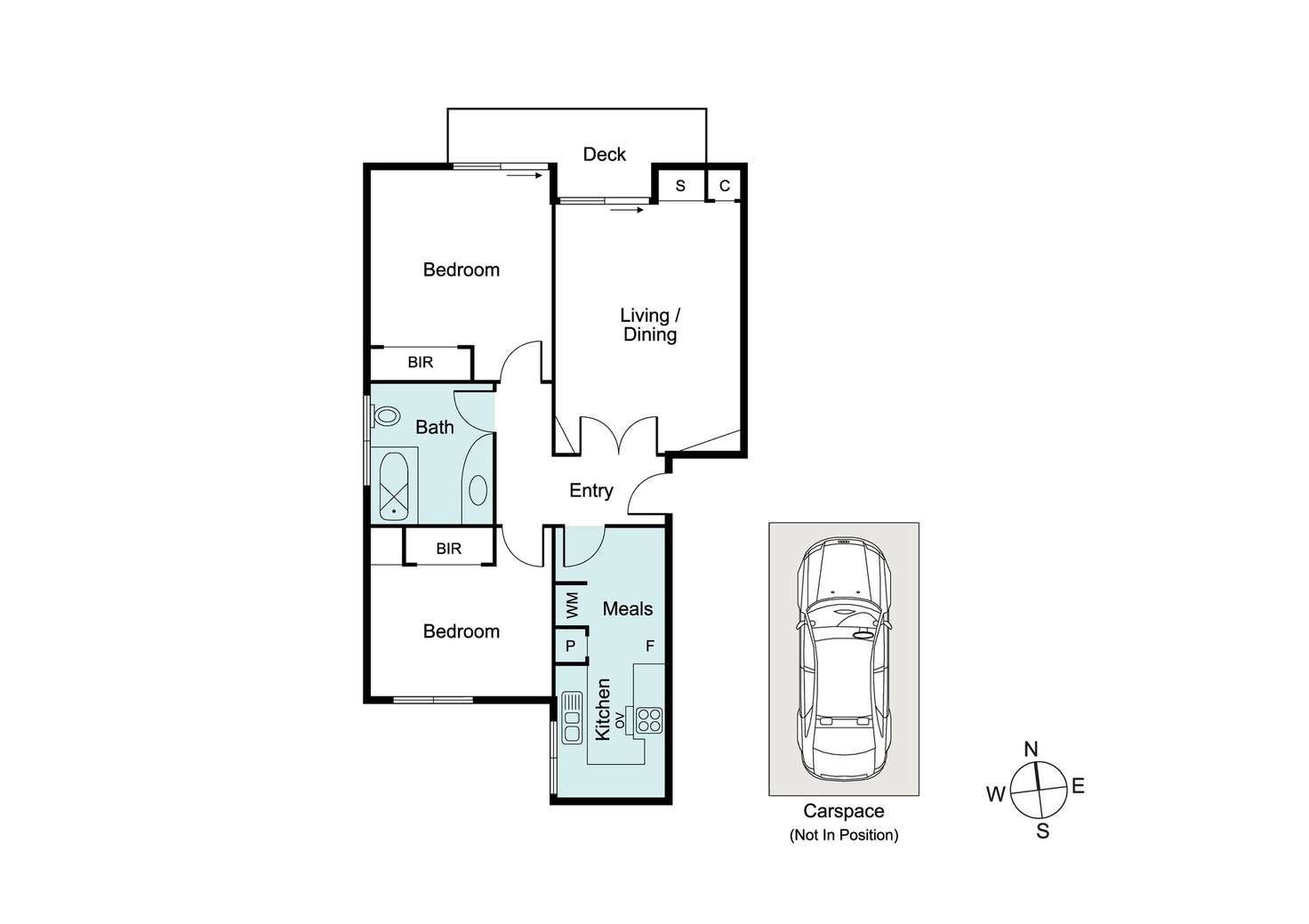 Floorplan of Homely apartment listing, 2/19 Redan Street, St Kilda VIC 3182