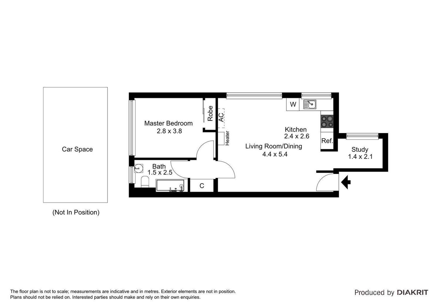 Floorplan of Homely apartment listing, 6/58 Byron Street, Elwood VIC 3184