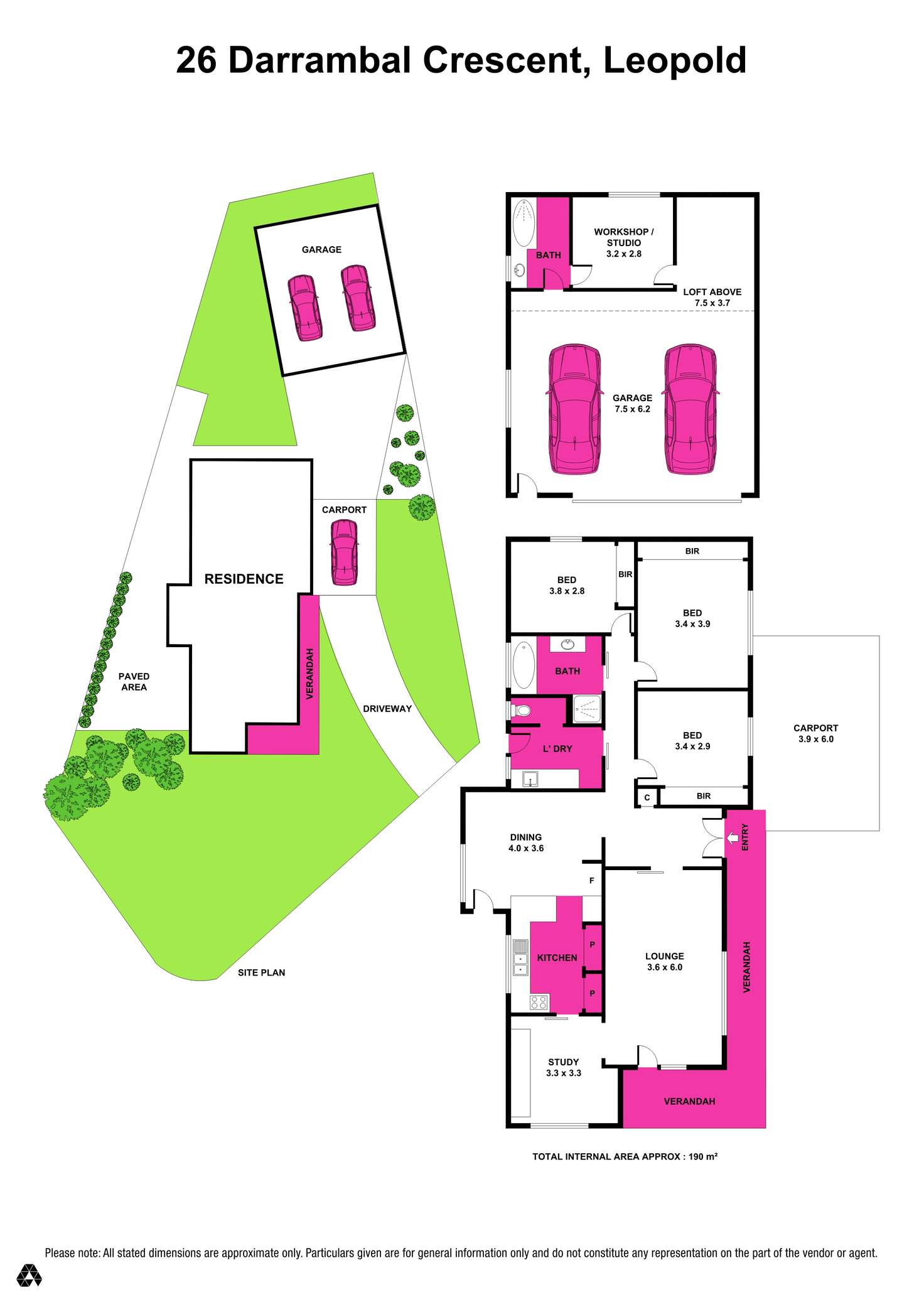 Floorplan of Homely house listing, 26 Darrambal Crescent, Leopold VIC 3224