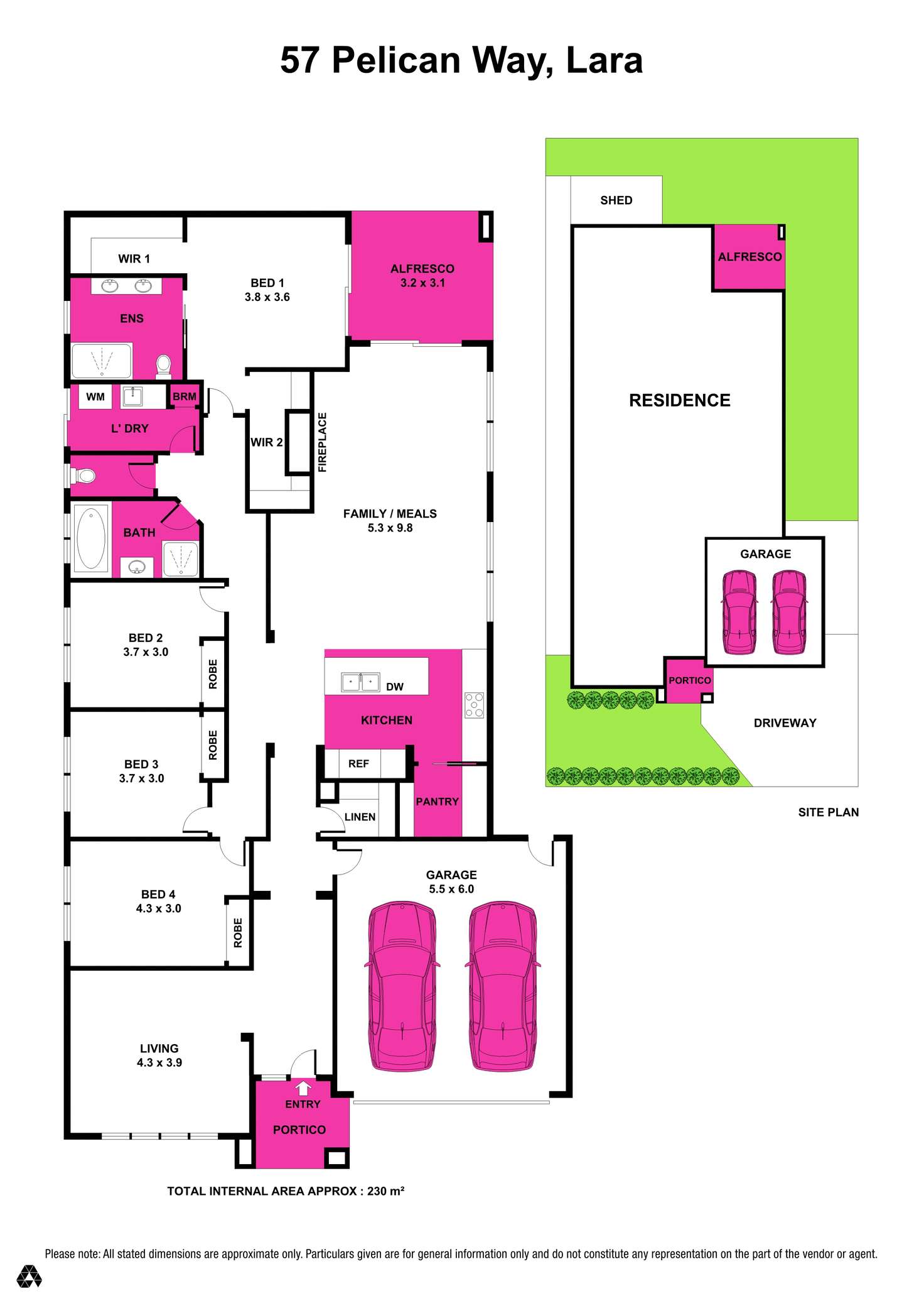 Floorplan of Homely house listing, 57 Pelican Way, Lara VIC 3212