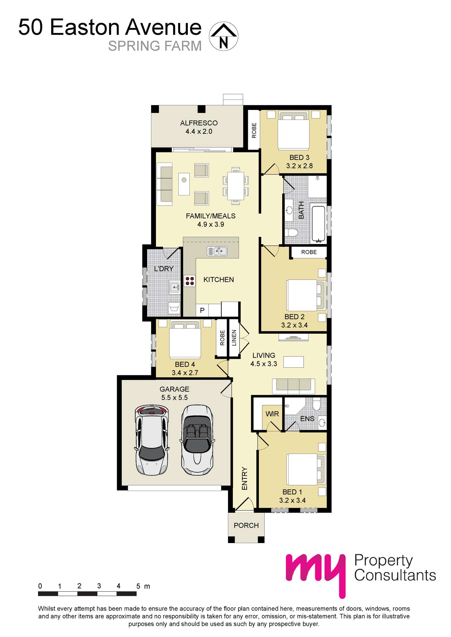 Floorplan of Homely house listing, 50 Easton Avenue, Spring Farm NSW 2570