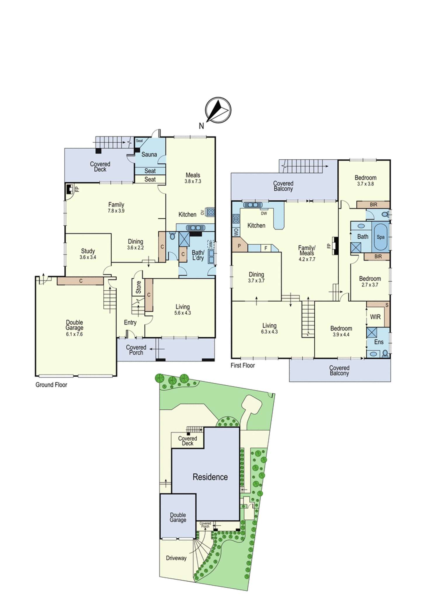 Floorplan of Homely house listing, 14 Nairne Terrace, Greensborough VIC 3088
